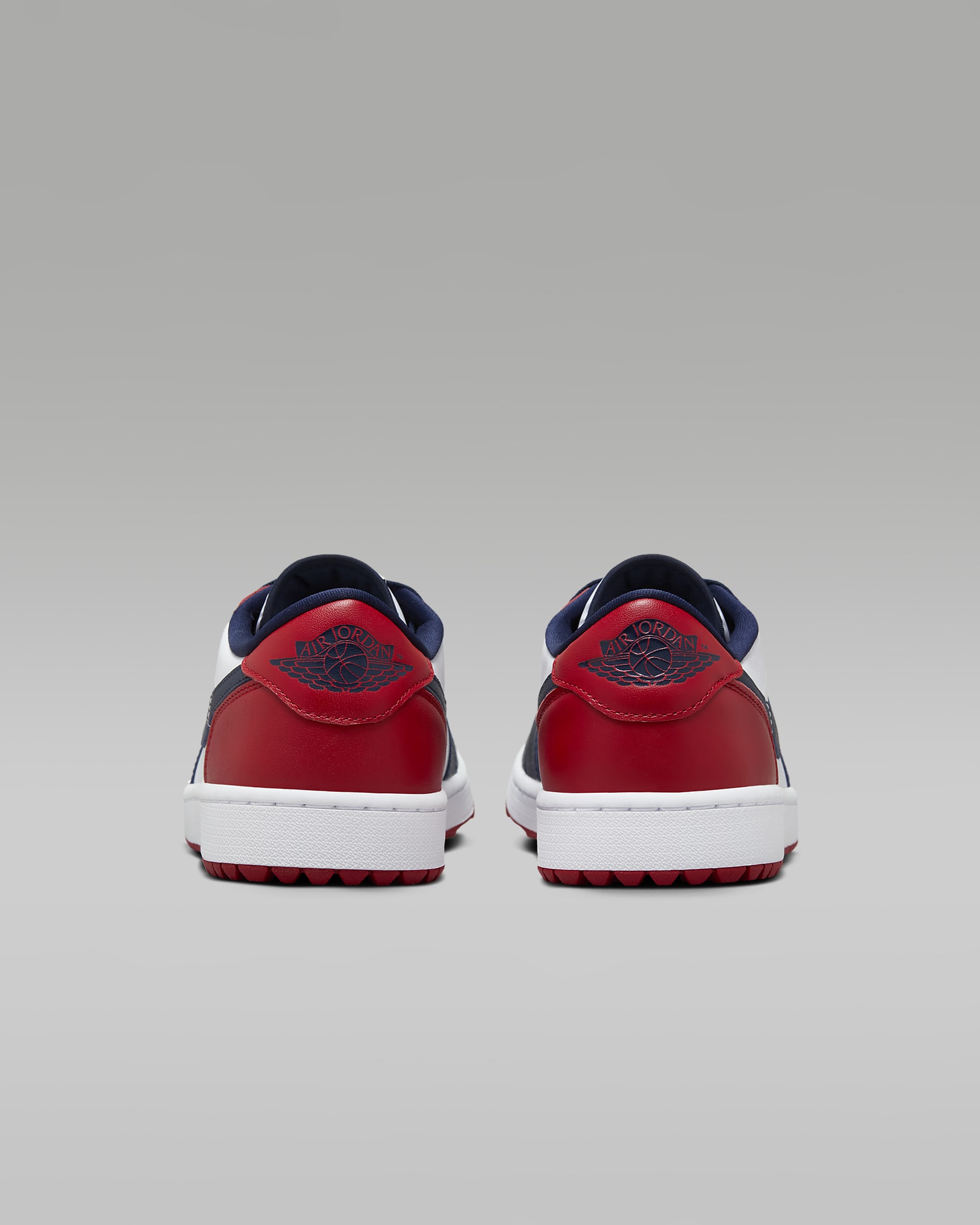 Air Jordan 1 Low G golfcipő - Fehér/Varsity Red/Obsidian