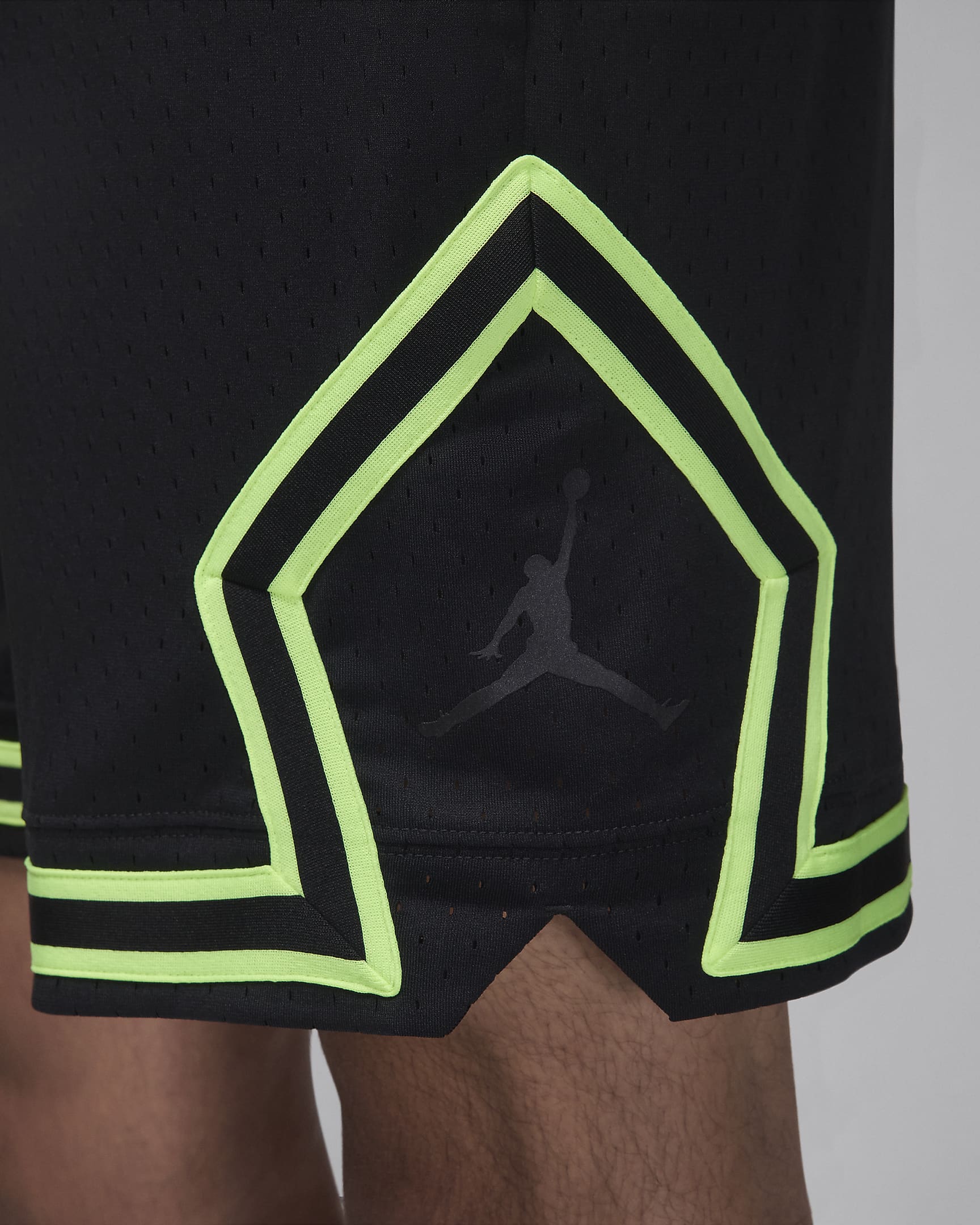 Shorts Diamond Jordan Dri-FIT Sport - Nero/Volt Glow/Nero