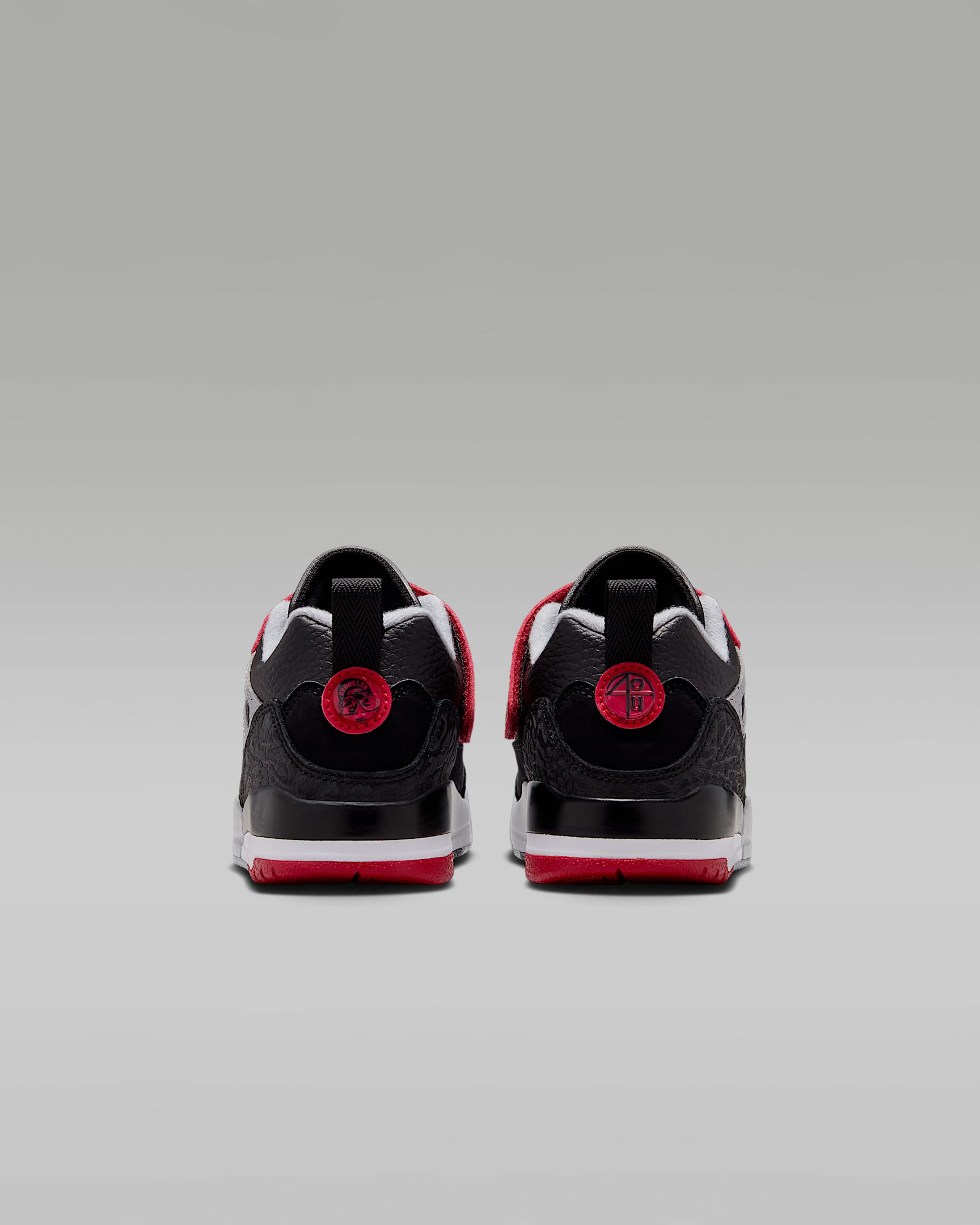 Chaussure Jordan Spizike Low pour enfant - Noir/Wolf Grey/Blanc/Gym Red