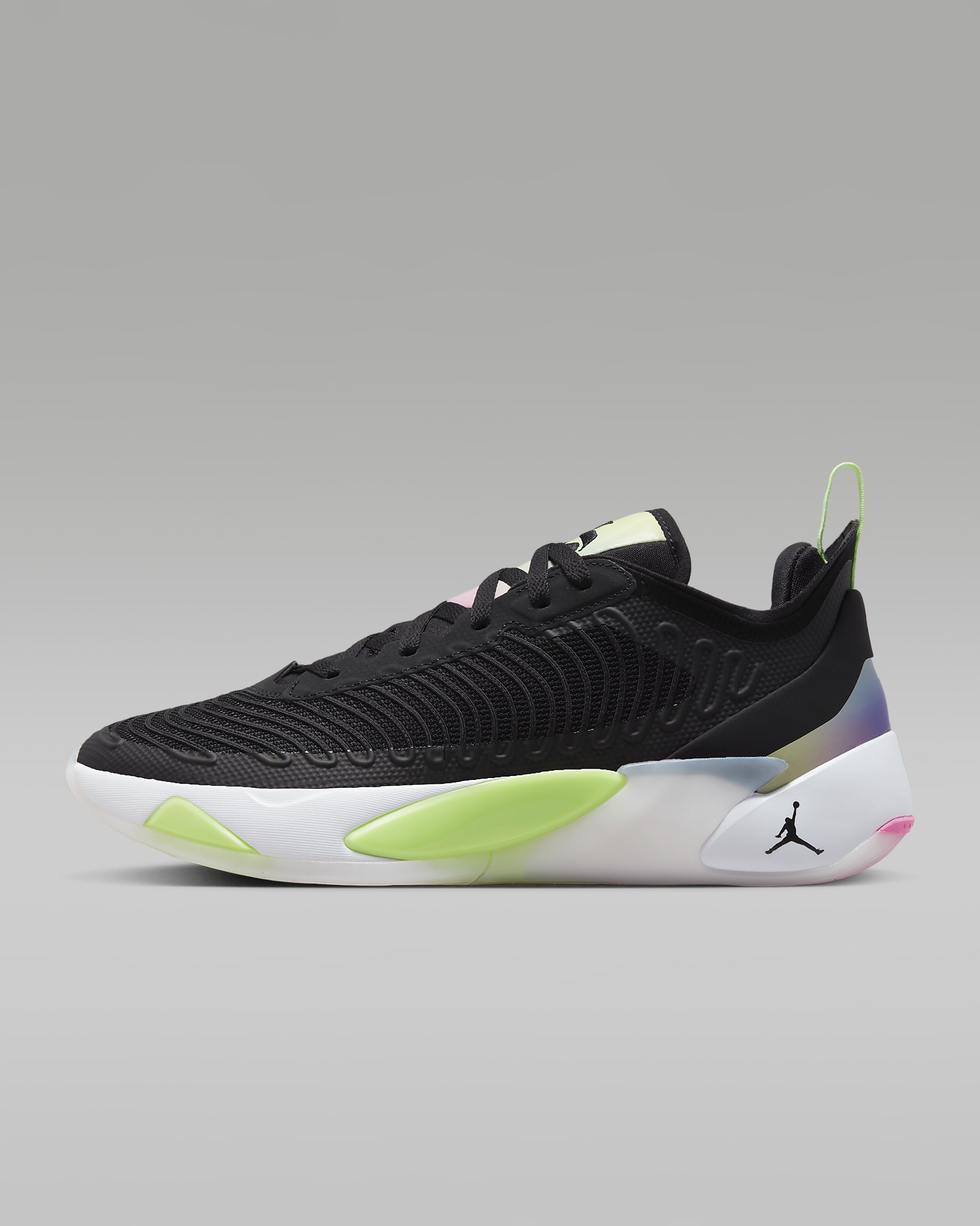 Luka 1 PF Men's Basketball Shoes - Black/Lime Glow/Green Glow/Black