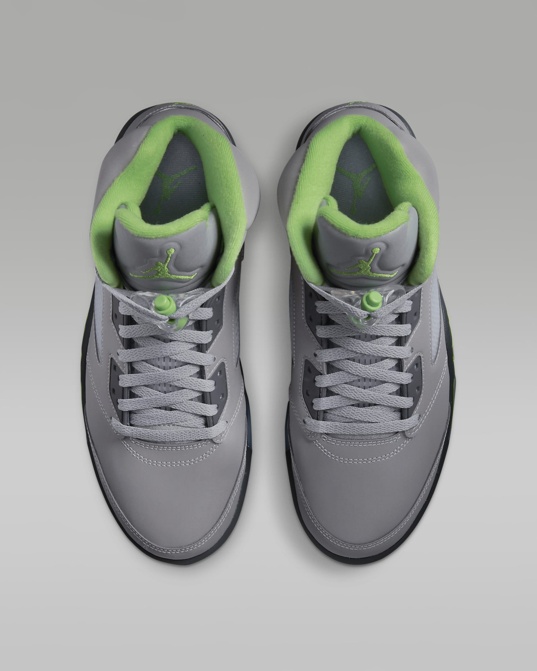 Chaussure Air Jordan 5 Retro « Green Bean » pour Homme - Silver/Flint Grey/Green Bean