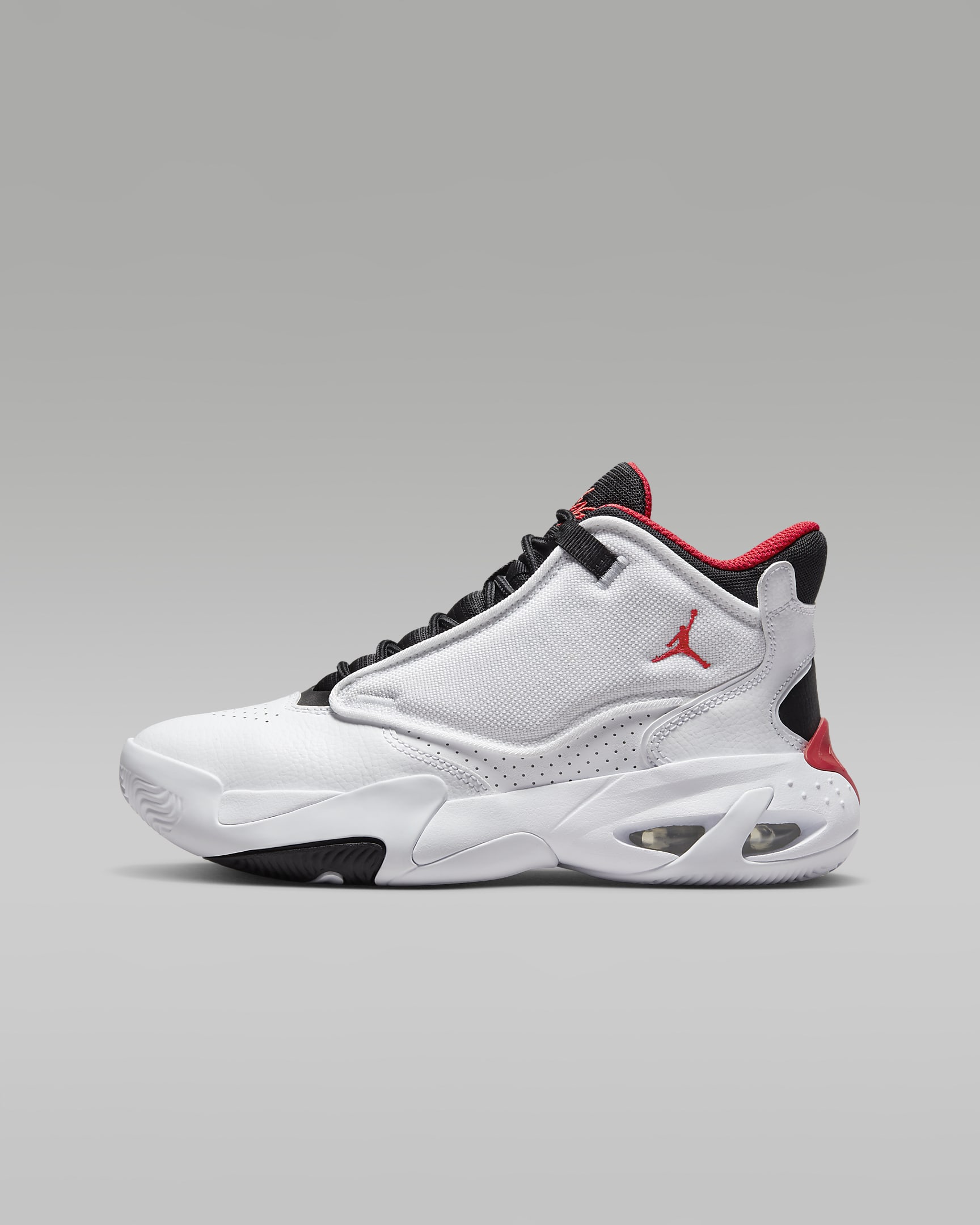 Jordan Max Aura 4 Older Kids' Shoes - White/Black/University Red