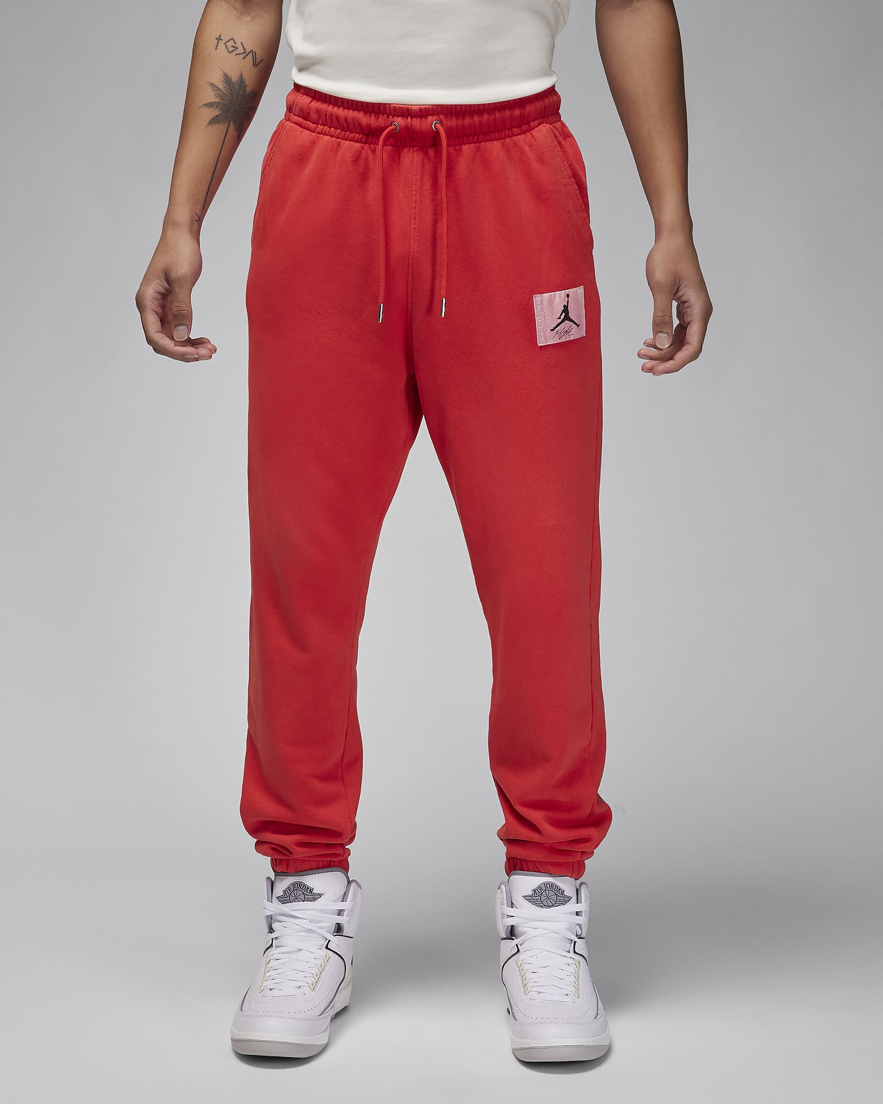 Jordan Flight Fleece Men's Sweatpants - Lobster