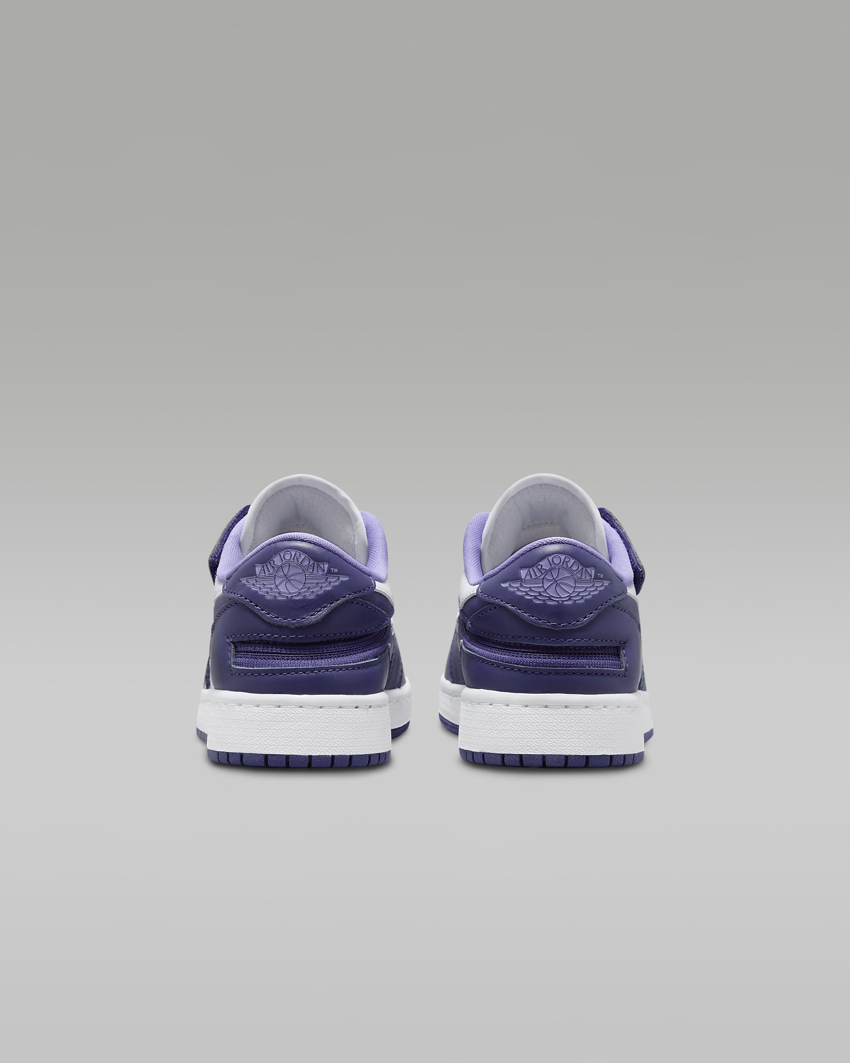 Air Jordan 1 Low FlyEase Older Kids' Shoes - Sky J Purple/White/Sky J Light Purple