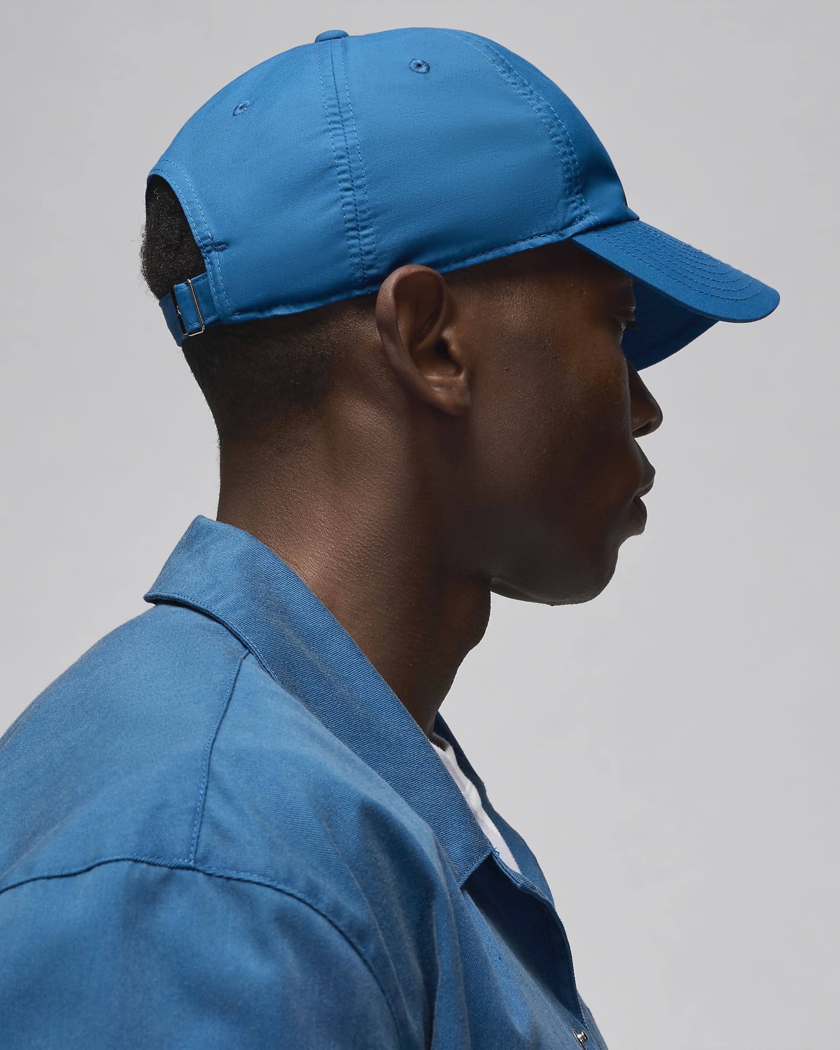 Jordan Club Cap Gorra regulable sin estructura - Industrial Blue/Blanco