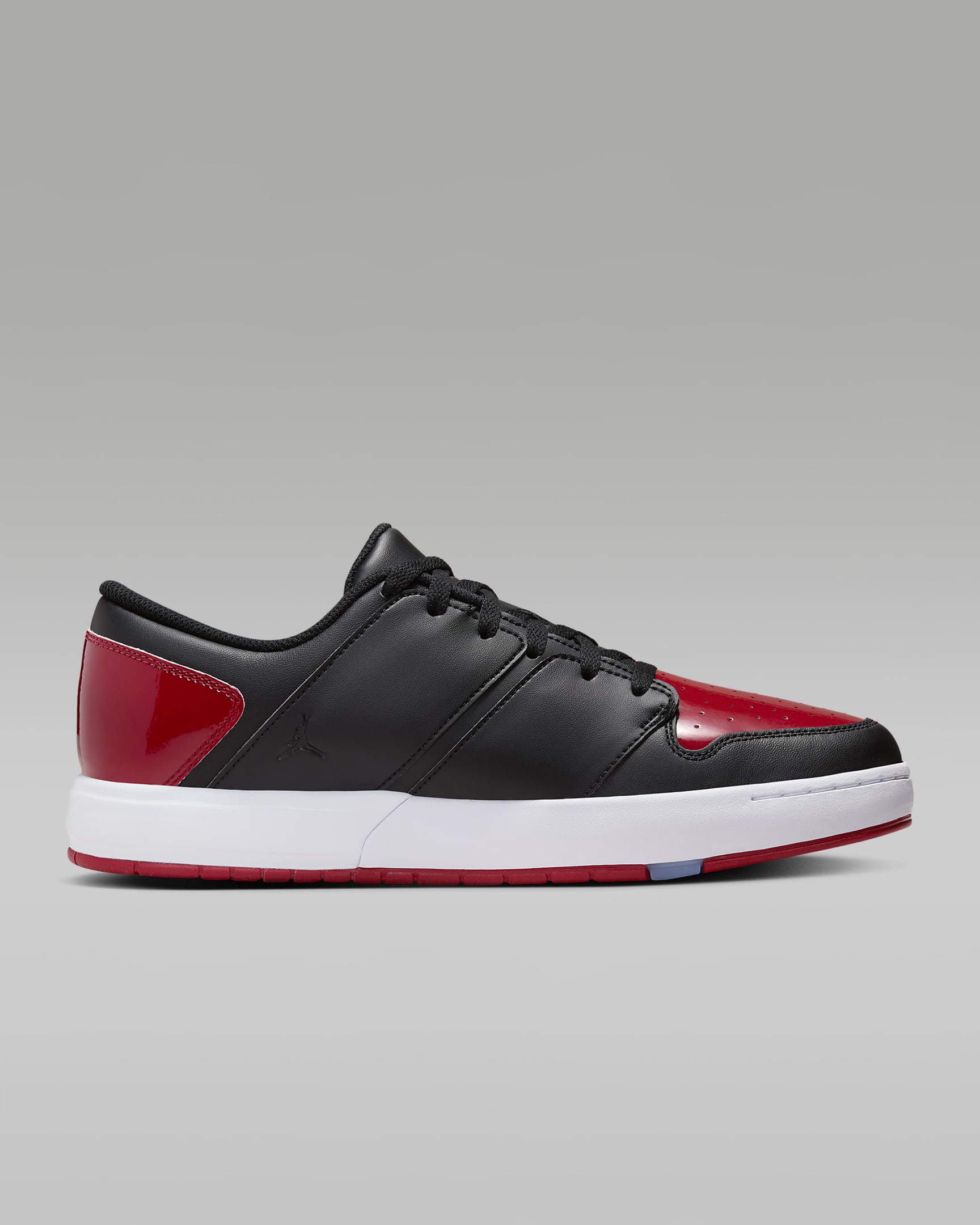 Jordan Nu Retro 1 Low Men's Shoes - Black/White/Varsity Red