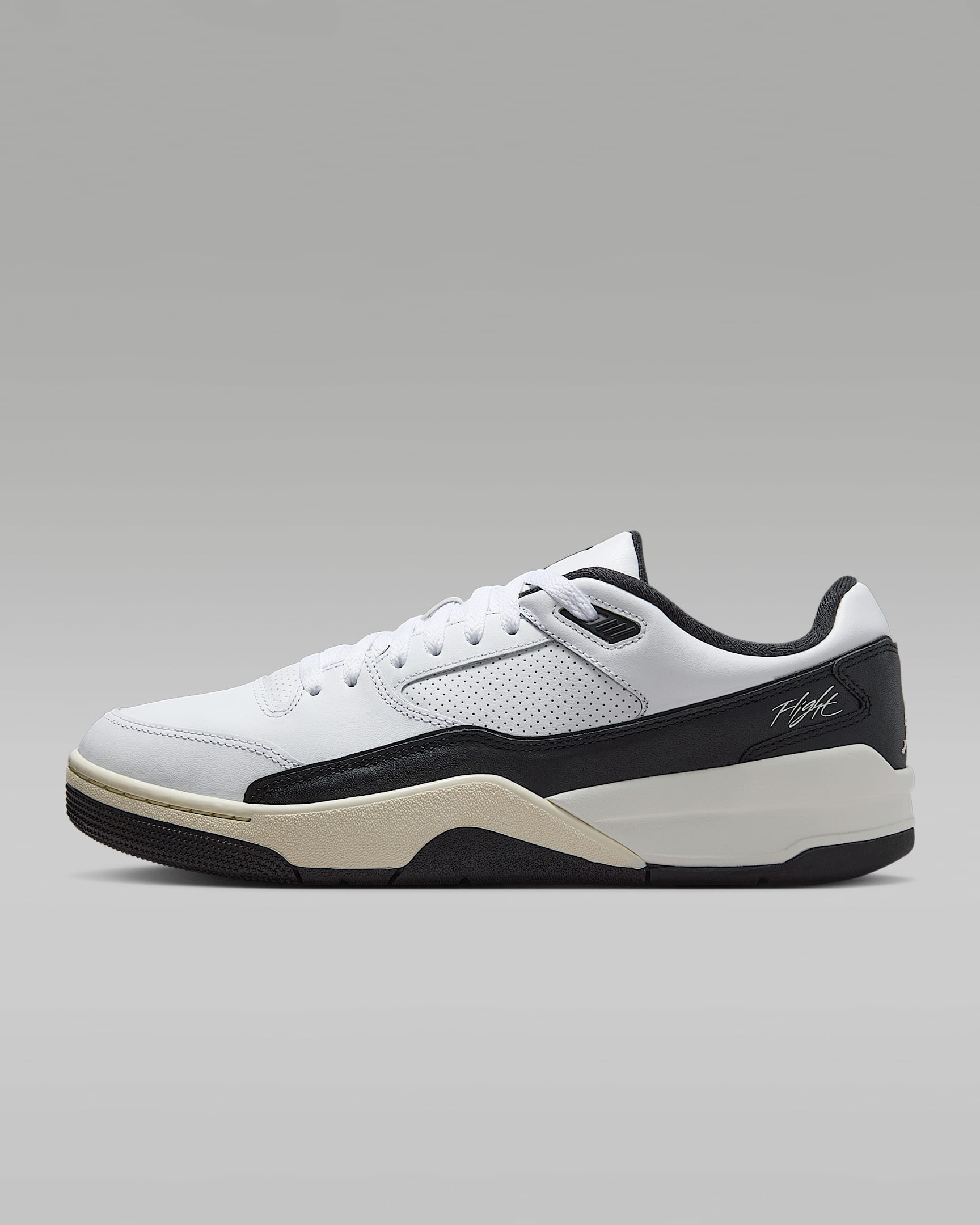 Jordan Flight Court Schuh (Herren) - Weiß/Sail/Schwarz