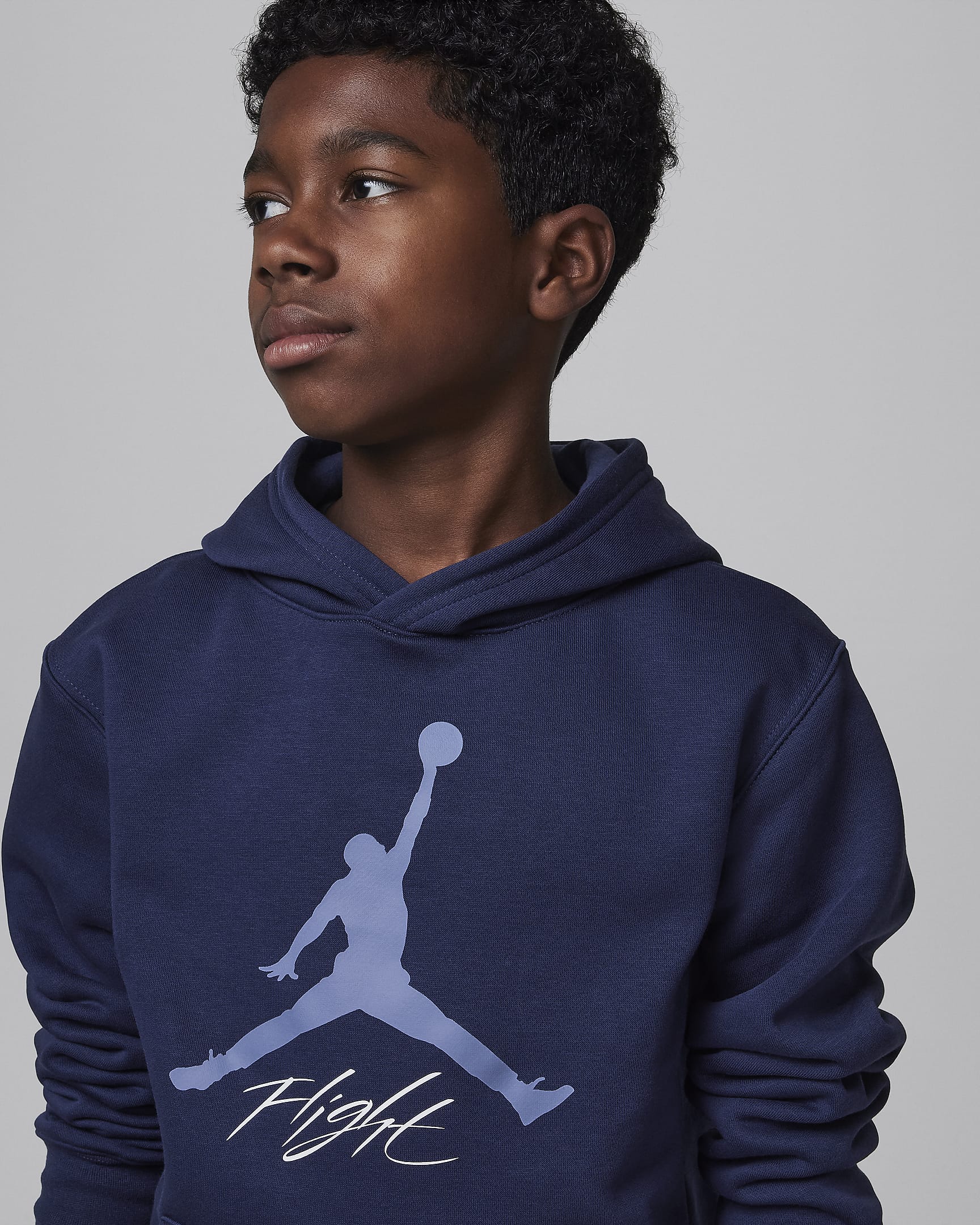 Jordan Jumpman Baseline Pullover (ältere Kinder) - Midnight Navy