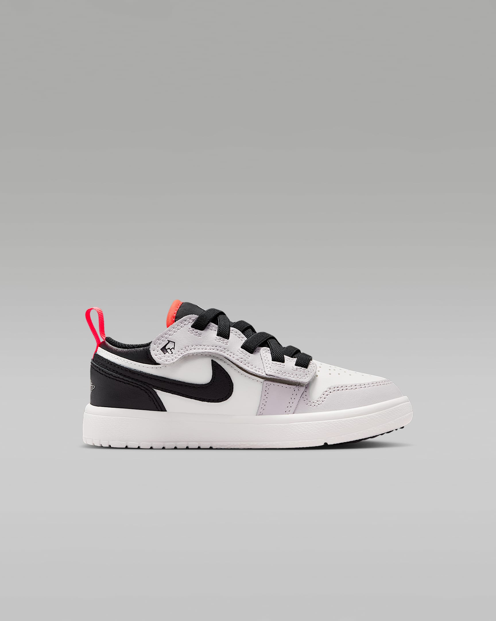 Jordan 1 低筒 Alt 小童鞋款 - 黑色/Summit White/Infrared 23/黑色