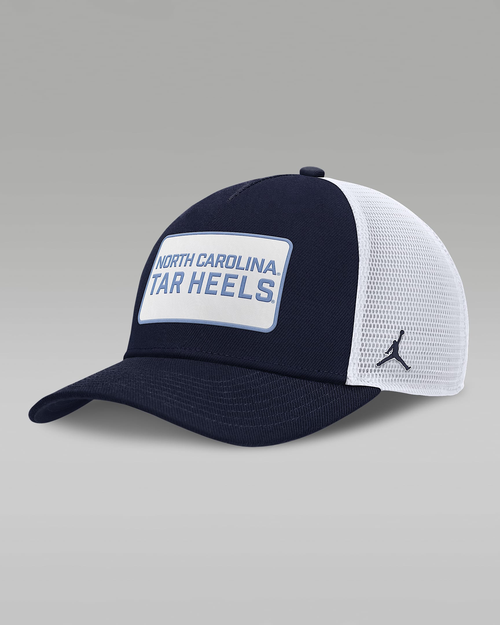 North Carolina On-Field Rise Men's Nike Jordan Brand College Trucker Adjustable Hat - Navy