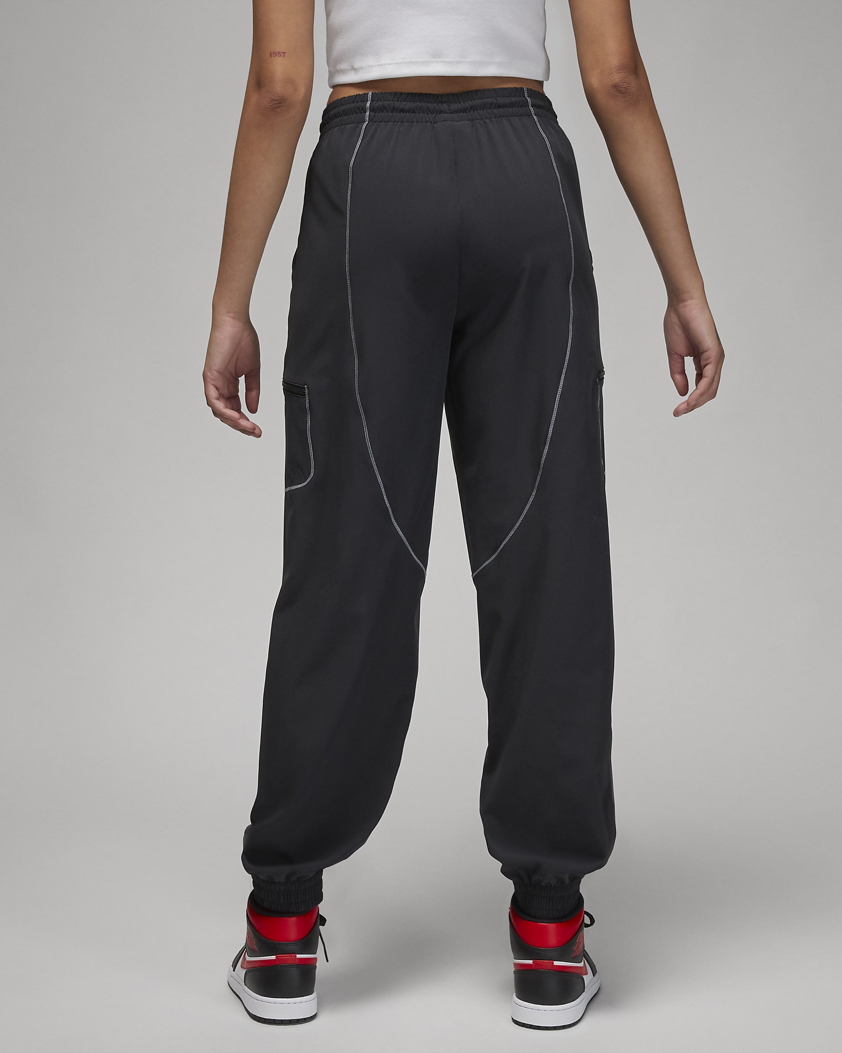 Pantalon tunnel Jordan Sport pour femme - Noir/Stealth/Stealth