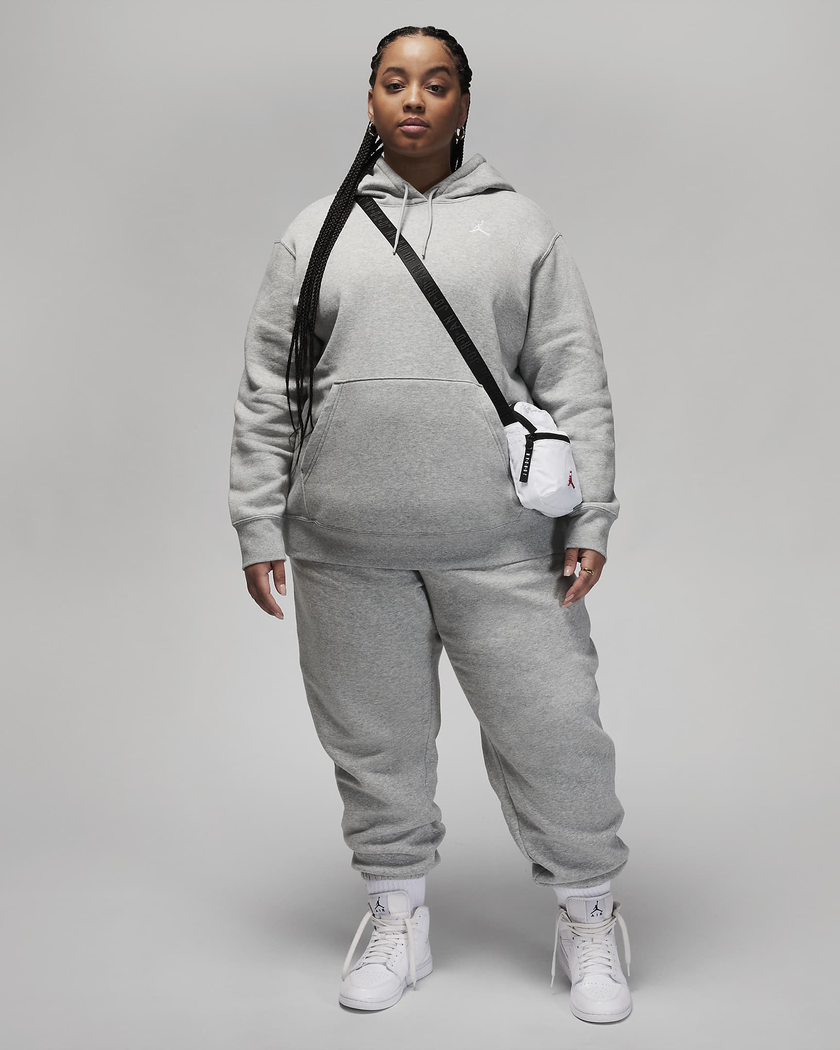 Jordan Brooklyn Fleece Women's Hoodie (Plus Size). Nike IE