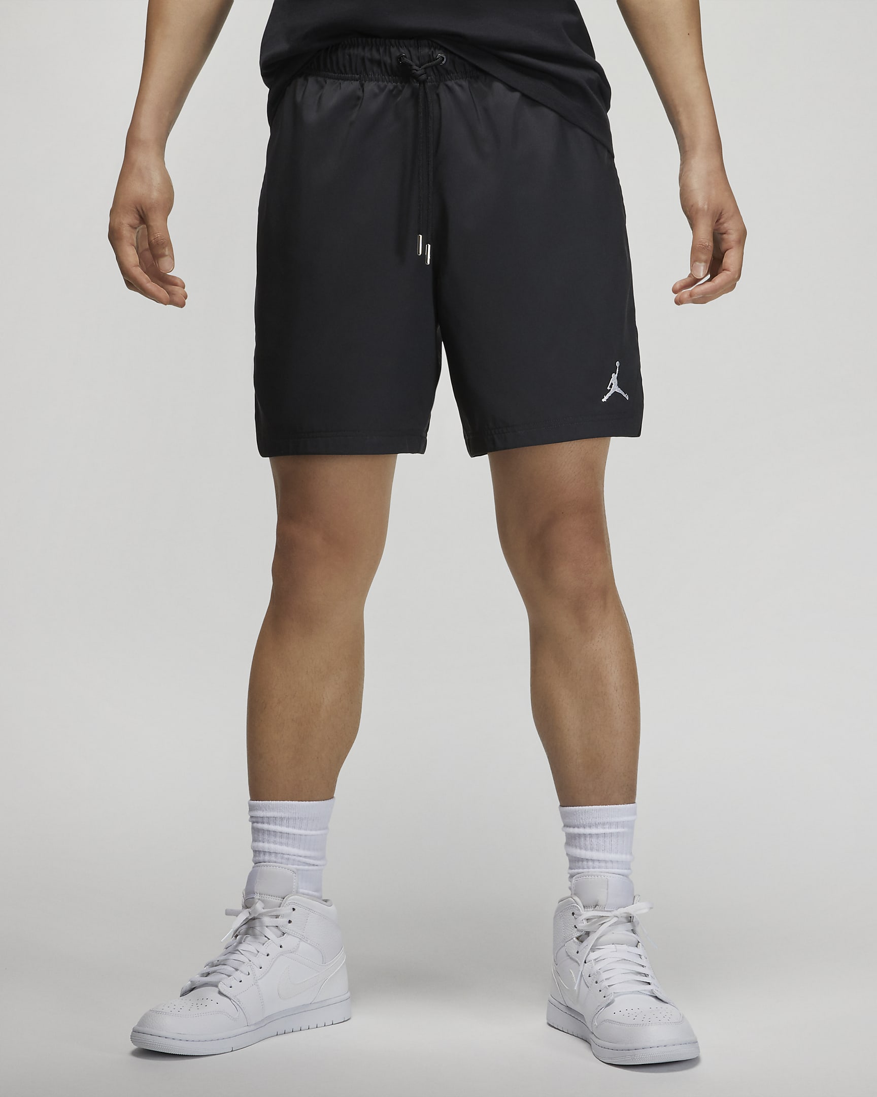 Jordan Essentials Men's Poolside Shorts - Black/White