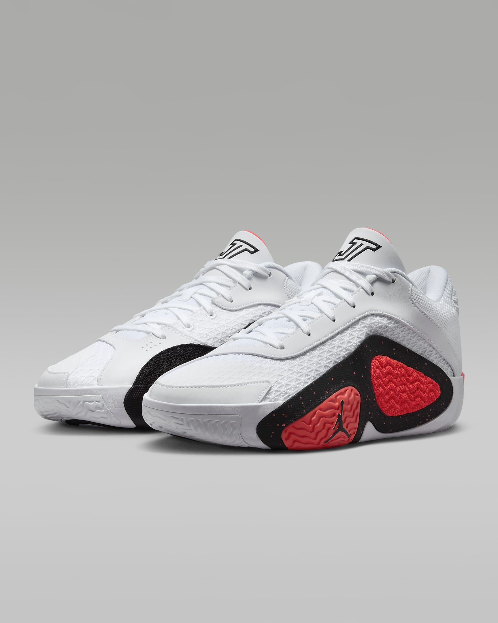 Tatum 2 PF 'Red Cement' Basketball Shoes - White/Bright Crimson/Black