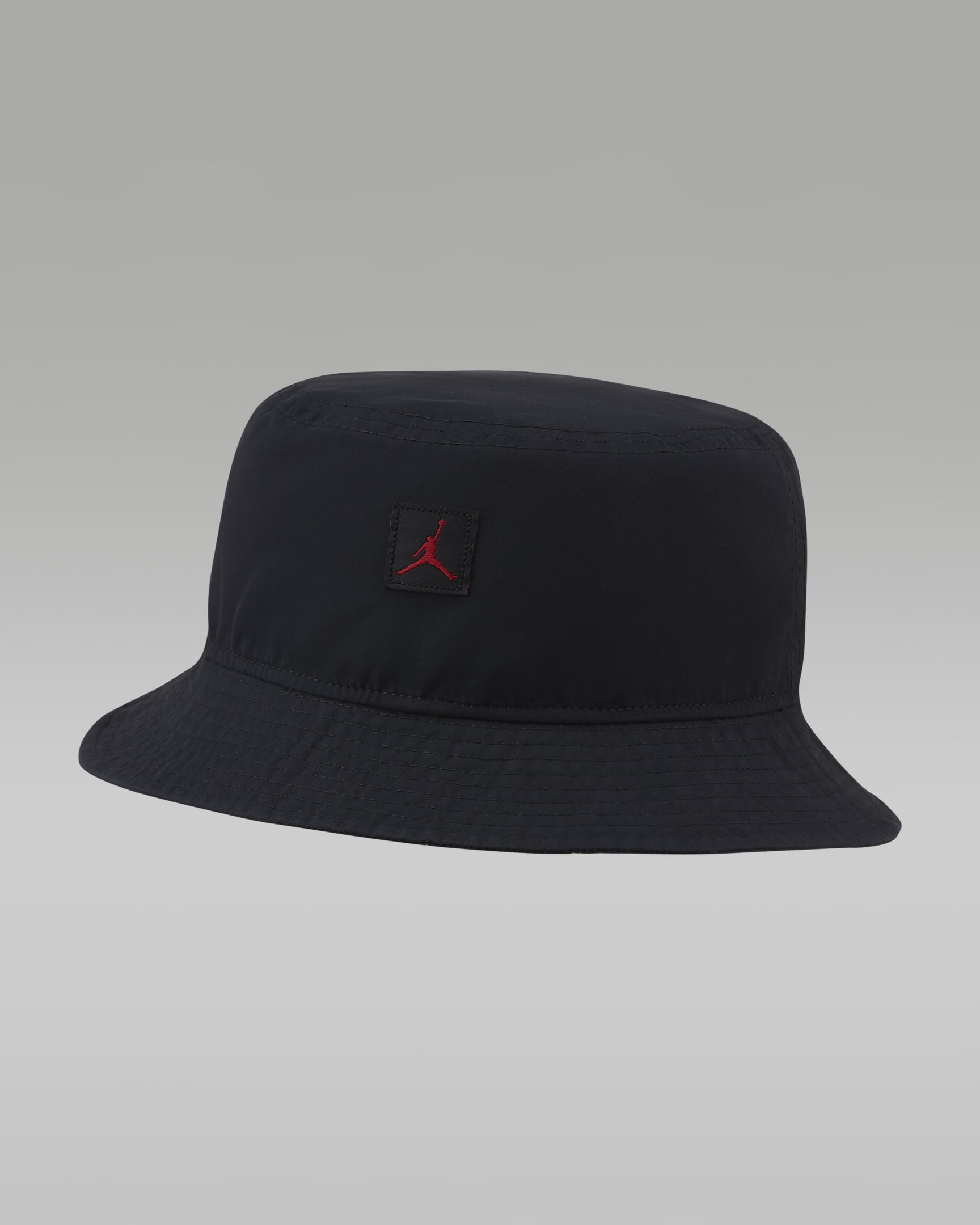 Jordan Jumpman Washed Bucket Hat - Black/Gym Red