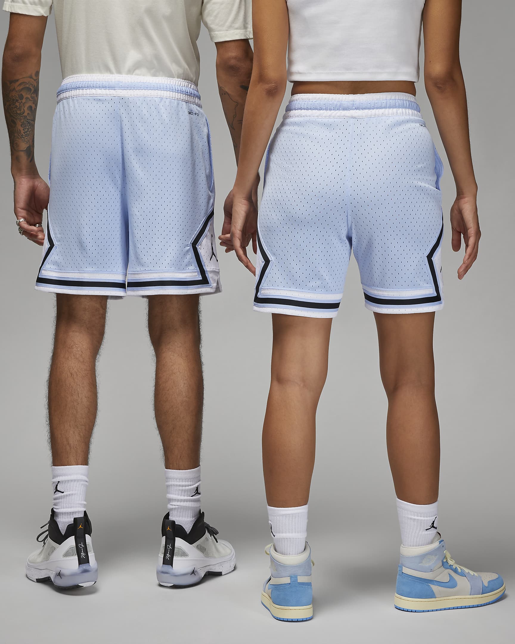 Jordan Dri-FIT Sport Diamond Shorts - Royal Tint/White/Black/Black