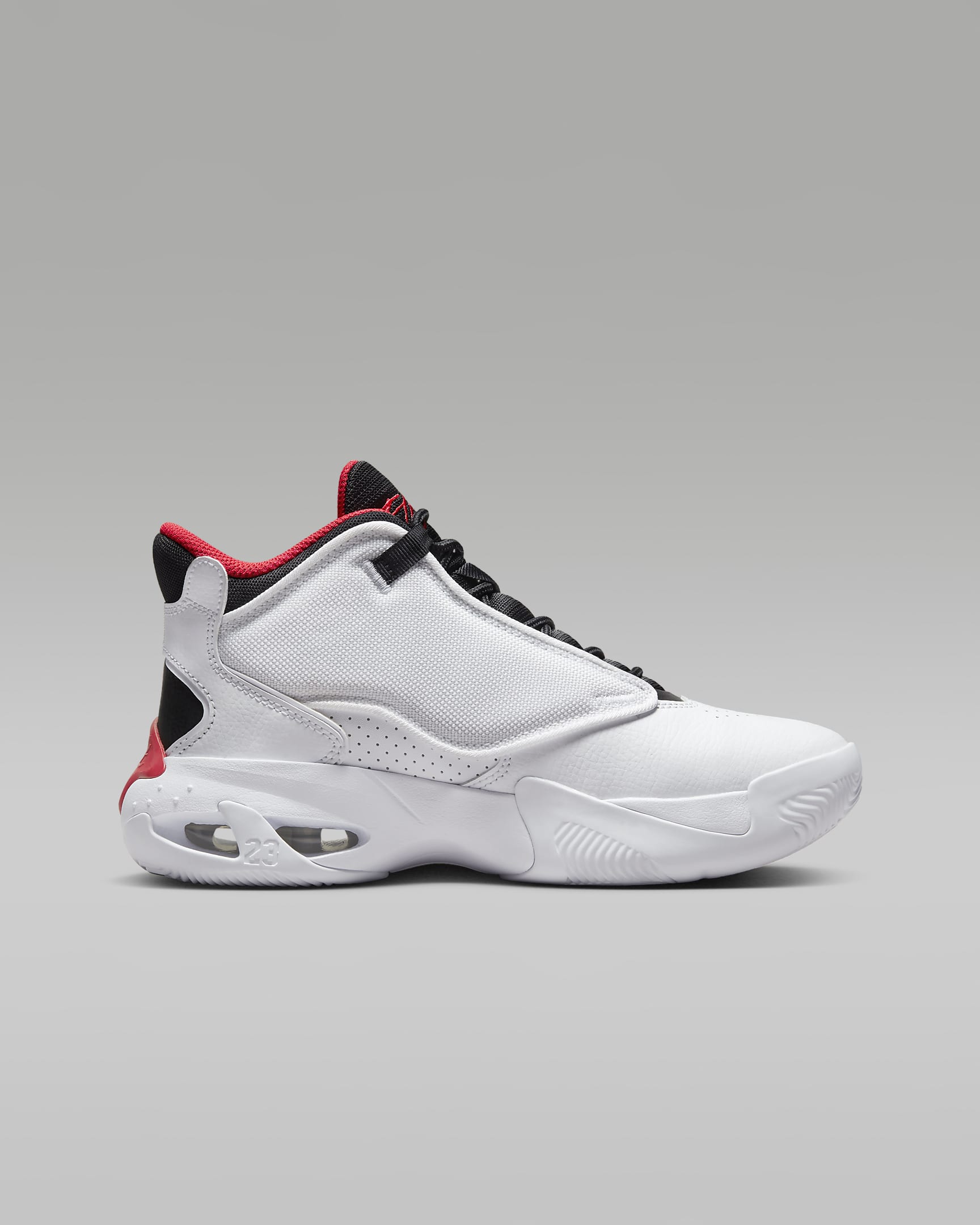 Jordan Max Aura 4 Older Kids' Shoes - White/Black/University Red