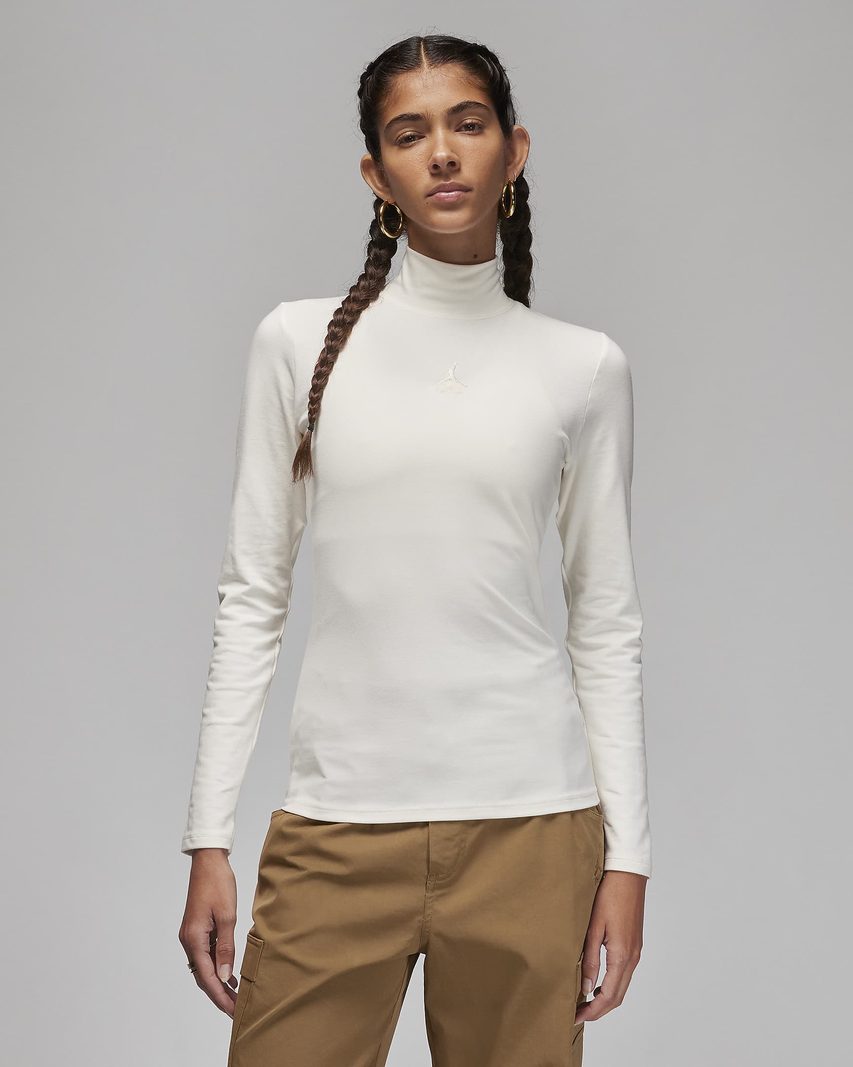 Norma Long Sleeve Mock Neck Top main image 1
