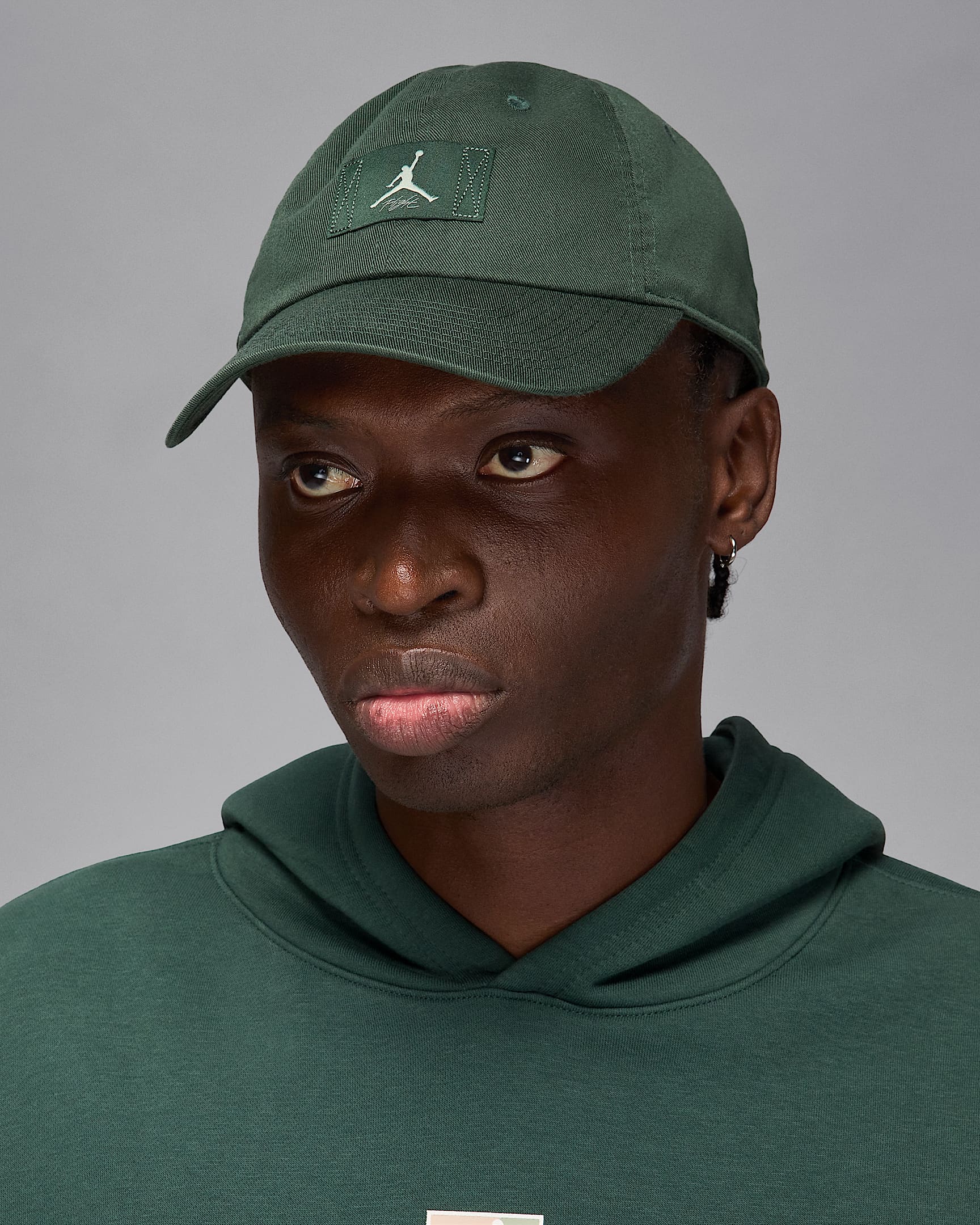 Gorra ajustable Jordan Club Cap - Verde medianoche/Horizonte jade