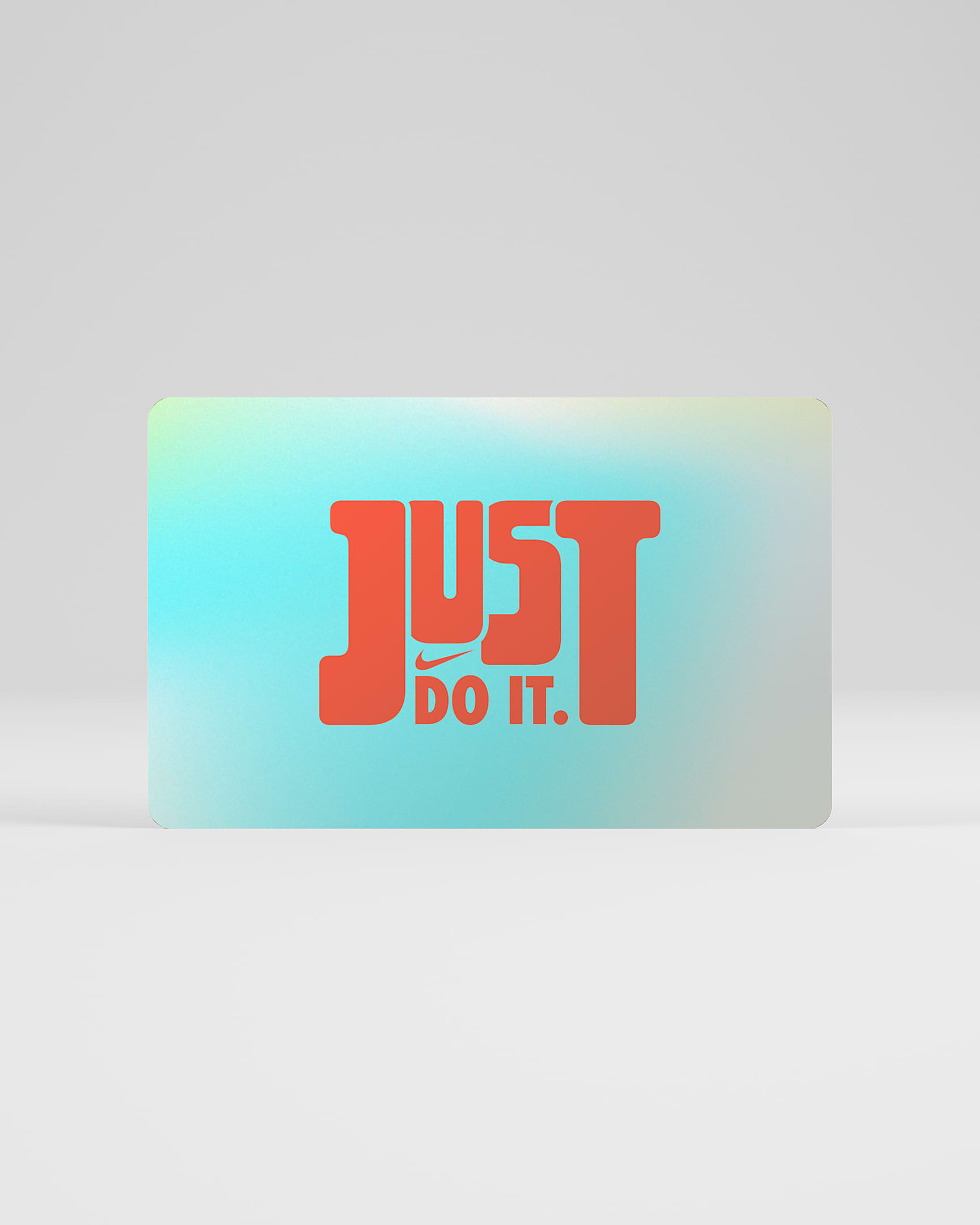 Nike Gift Card Mailed in a Mini Nike Shoebox - Light Blue