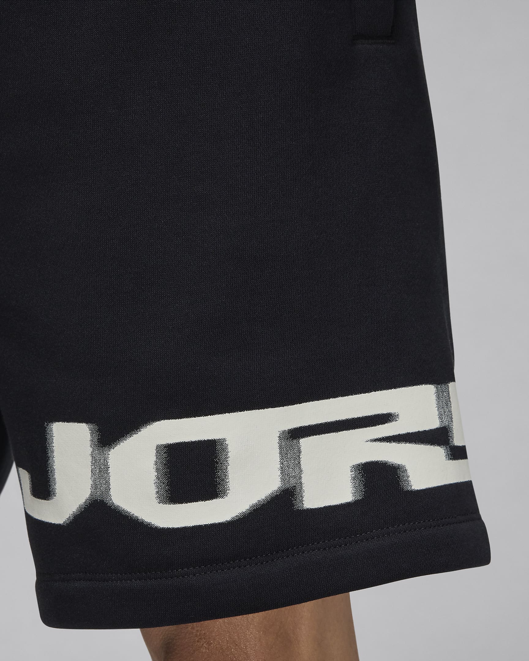 Shorts de tejido Fleece para hombre Jordan MVP - Negro/Vela