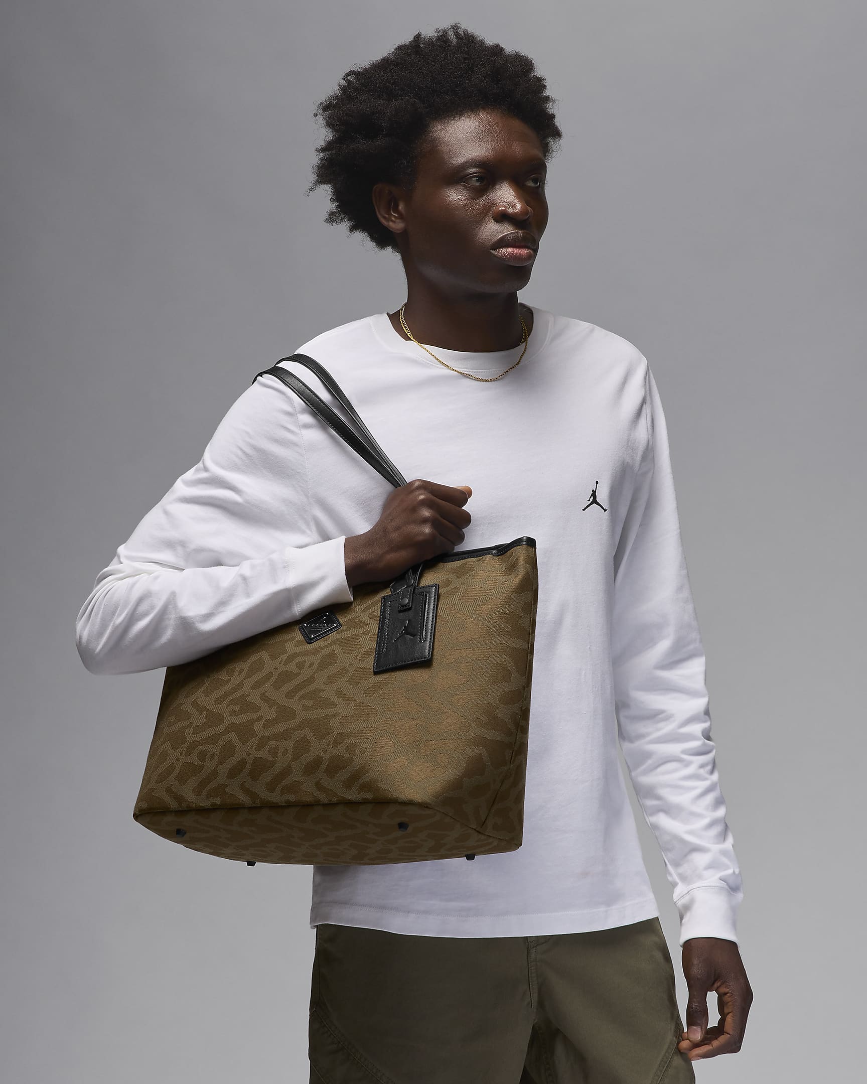 Jordan Icon Tote Bag (32L) - Light Olive