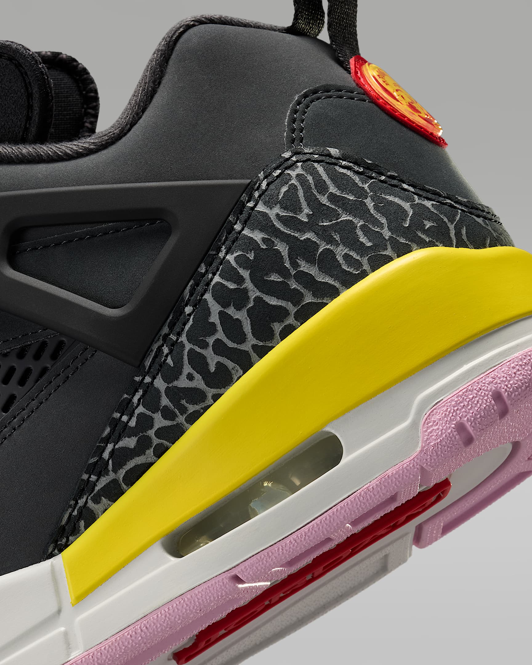 Jordan Spizike Low Men's Shoes - Anthracite/Black/Wolf Grey/University Red
