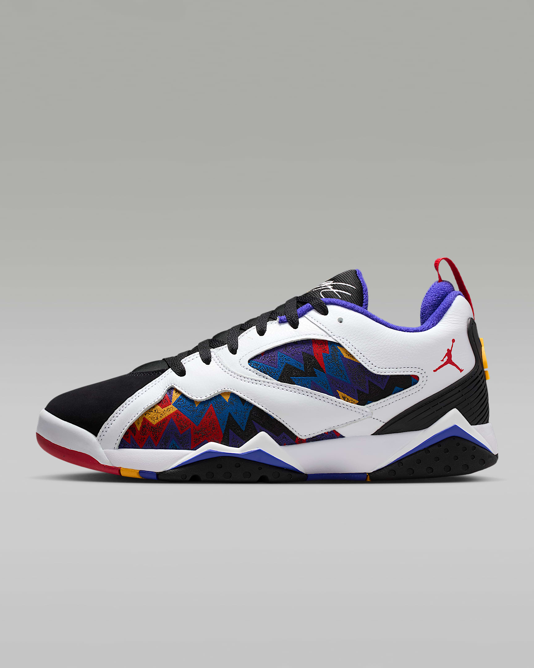 Air Jordan MVP 92 Men's Shoes - White/Black/Bright Concord/Laser Orange