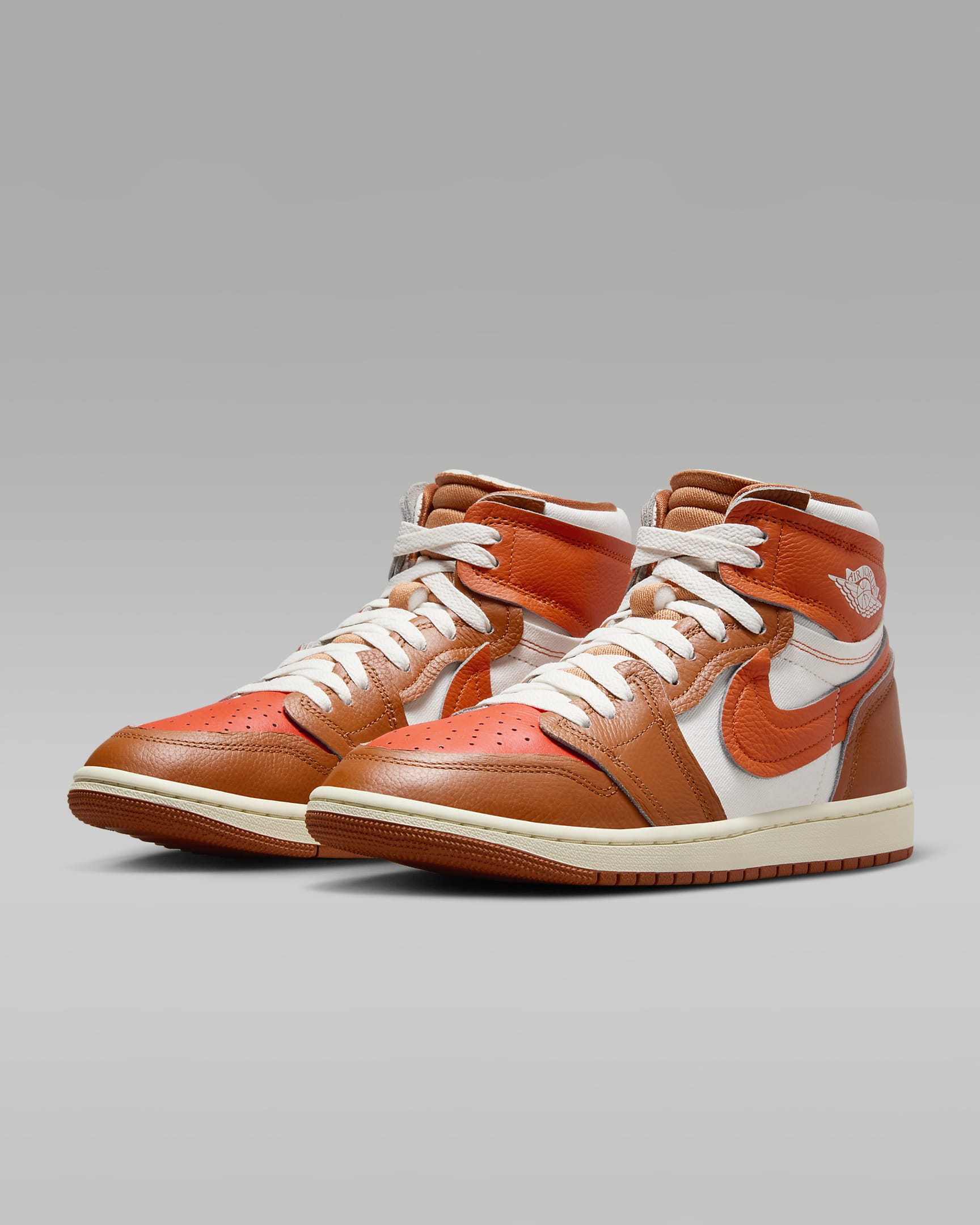 Air Jordan 1 高筒 Method of Make 女鞋 - Desert Orange/Brilliant Orange/Coconut Milk/Sail