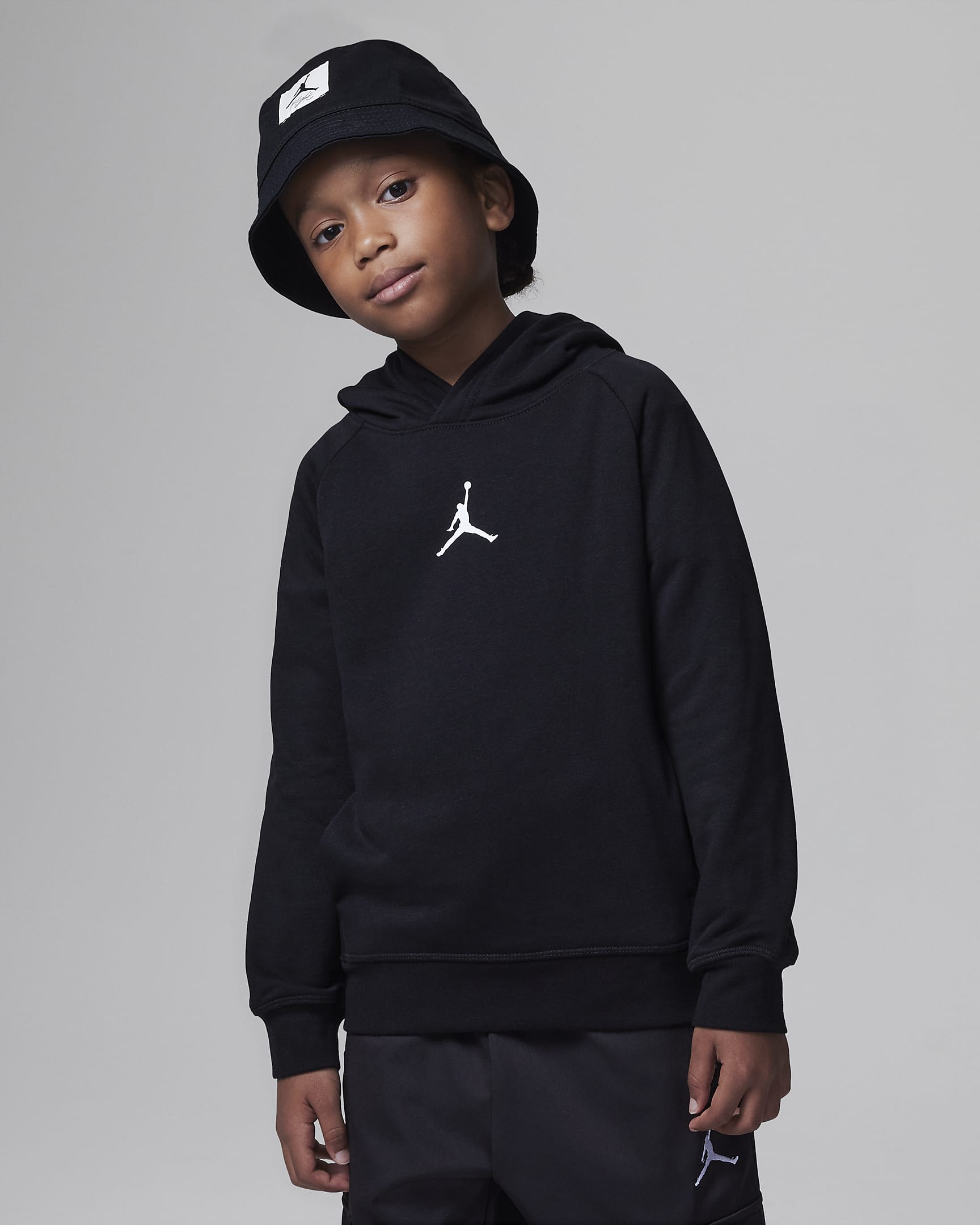Jordan Sport Crossover Pullover Little Kids Dri-FIT Hoodie - Black