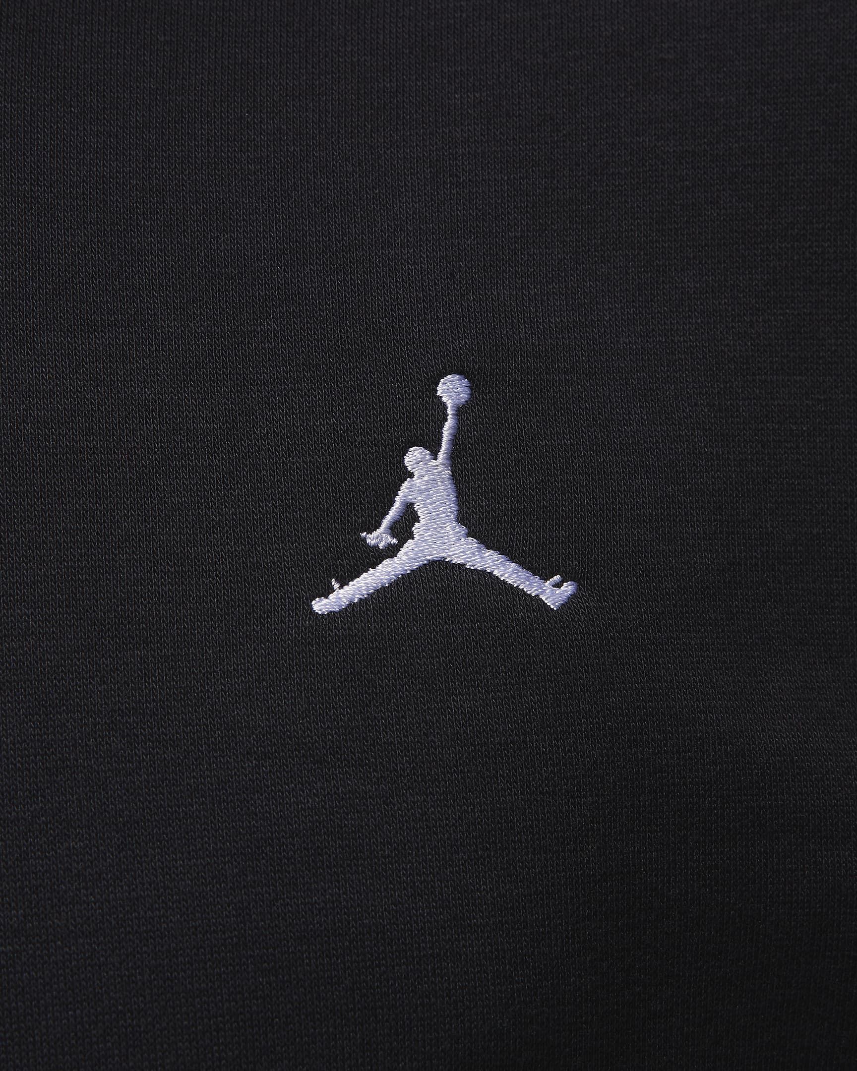 Pánská mikina Jordan Brooklyn Fleece s kapucí - Černá/Bílá