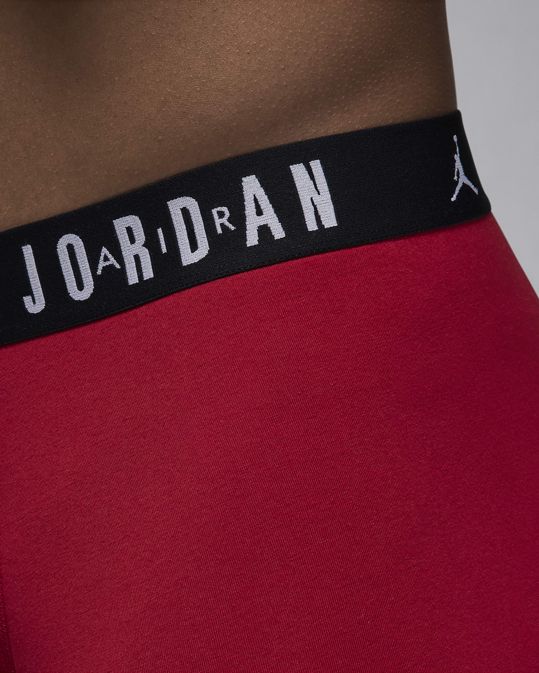 Pánské boxerky Jordan Flight Cotton (3 kusy) - Gym Red/Černá