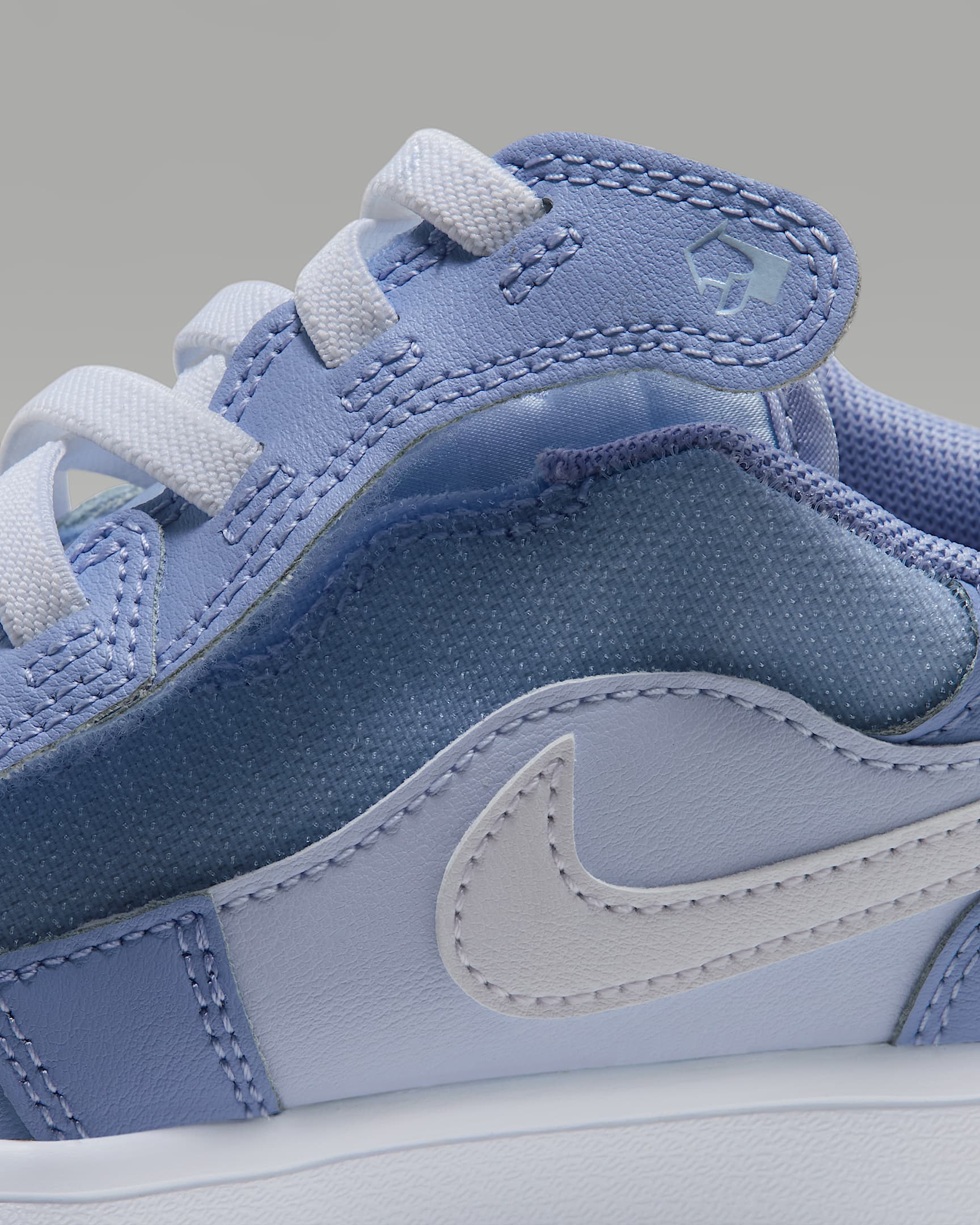 Chaussure Jordan 1 Low Alt pour enfant - Aluminum/Blanc/Hydrogen Blue