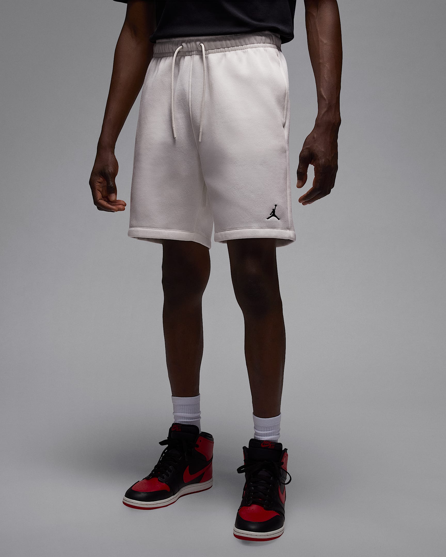 Short Jordan Brooklyn Fleece pour homme - Sail/Noir