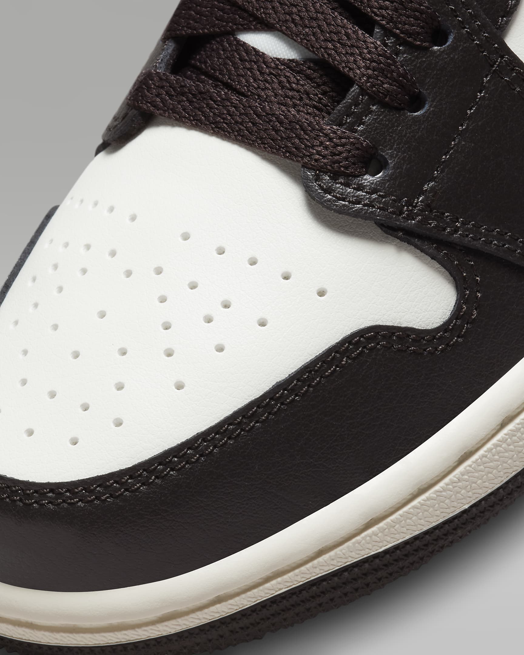 Air Jordan 1 Low Women's Shoes - Shadow Brown/Sail/Brown Kelp