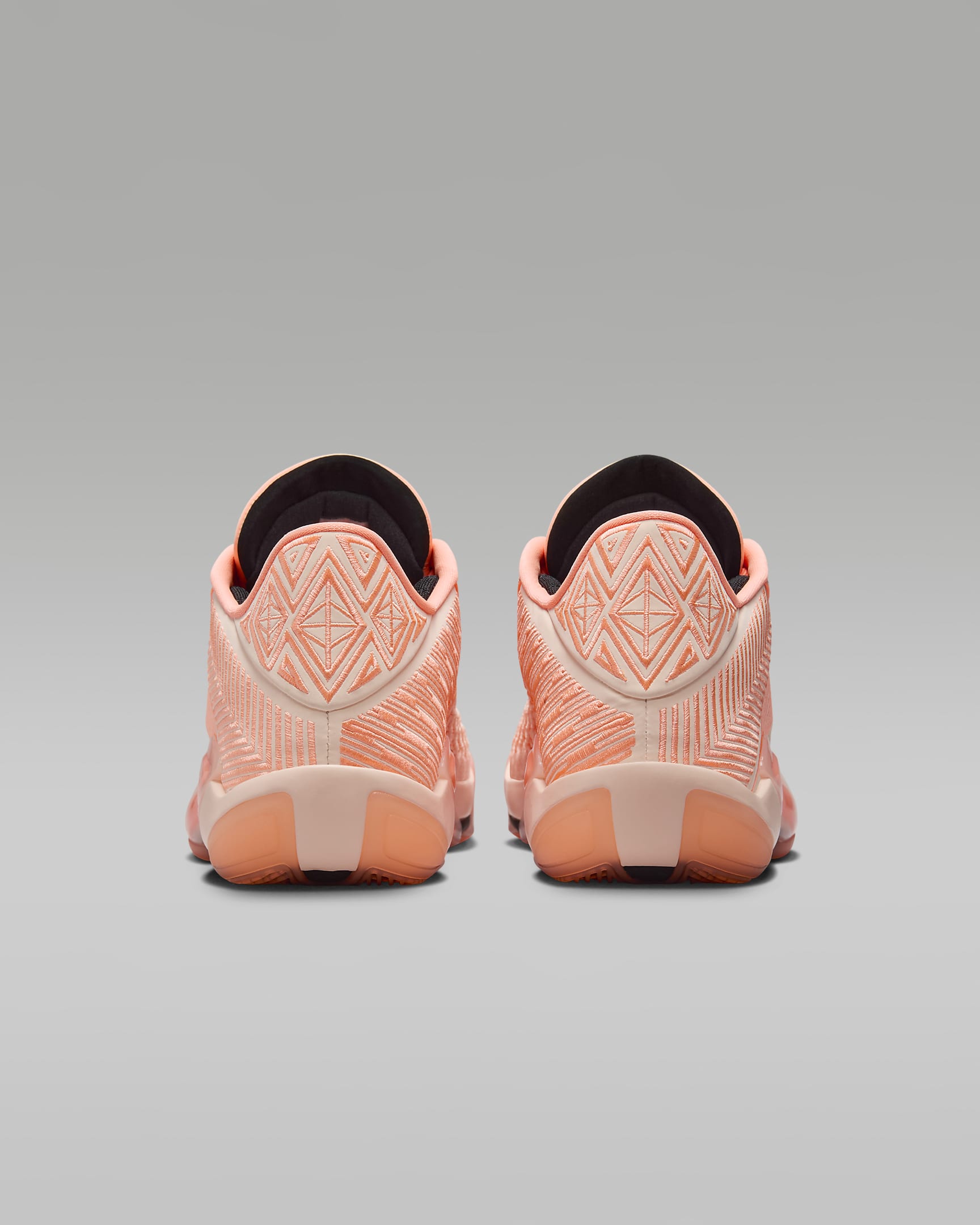 Air Jordan XXXVIII Low Basketball Shoes - Crimson Tint/Orange Pulse/Black