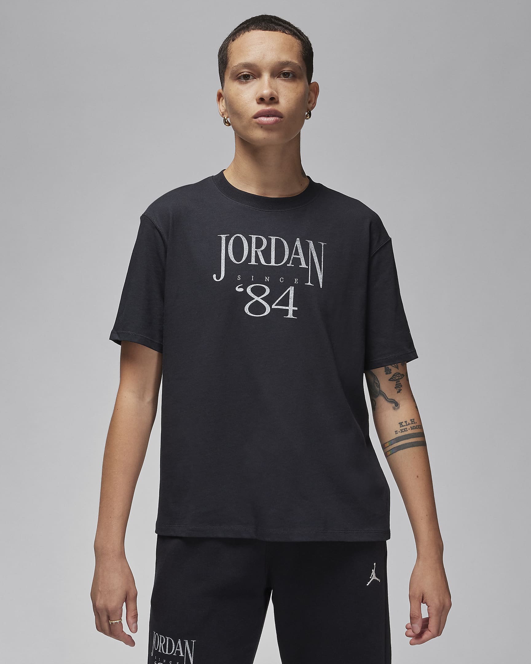 Jordan Heritage Women's T-Shirt - Black/Sail