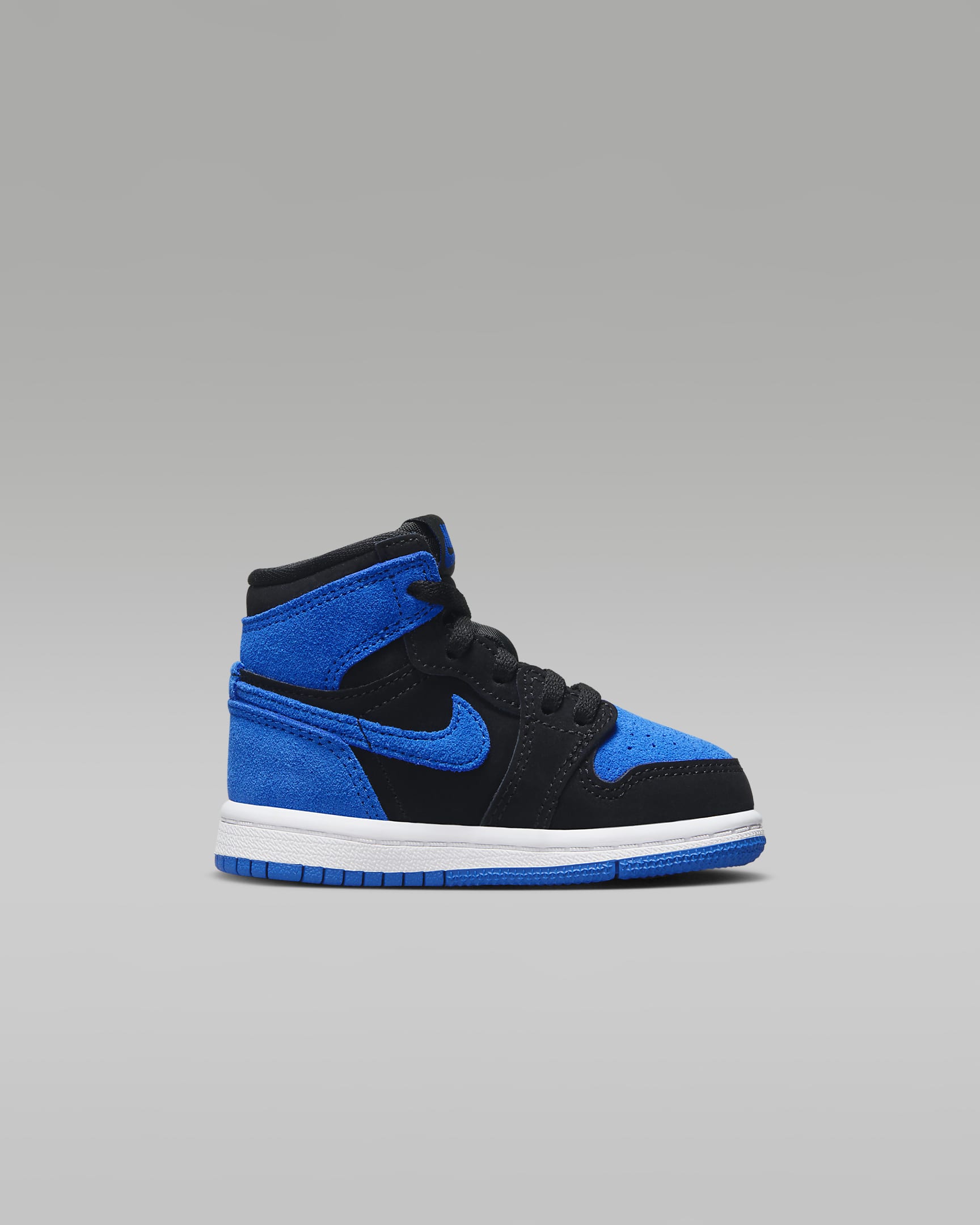 Tenis para bebé e infantil Jordan 1 Retro High OG - Negro/Blanco/Azul royal/Azul royal