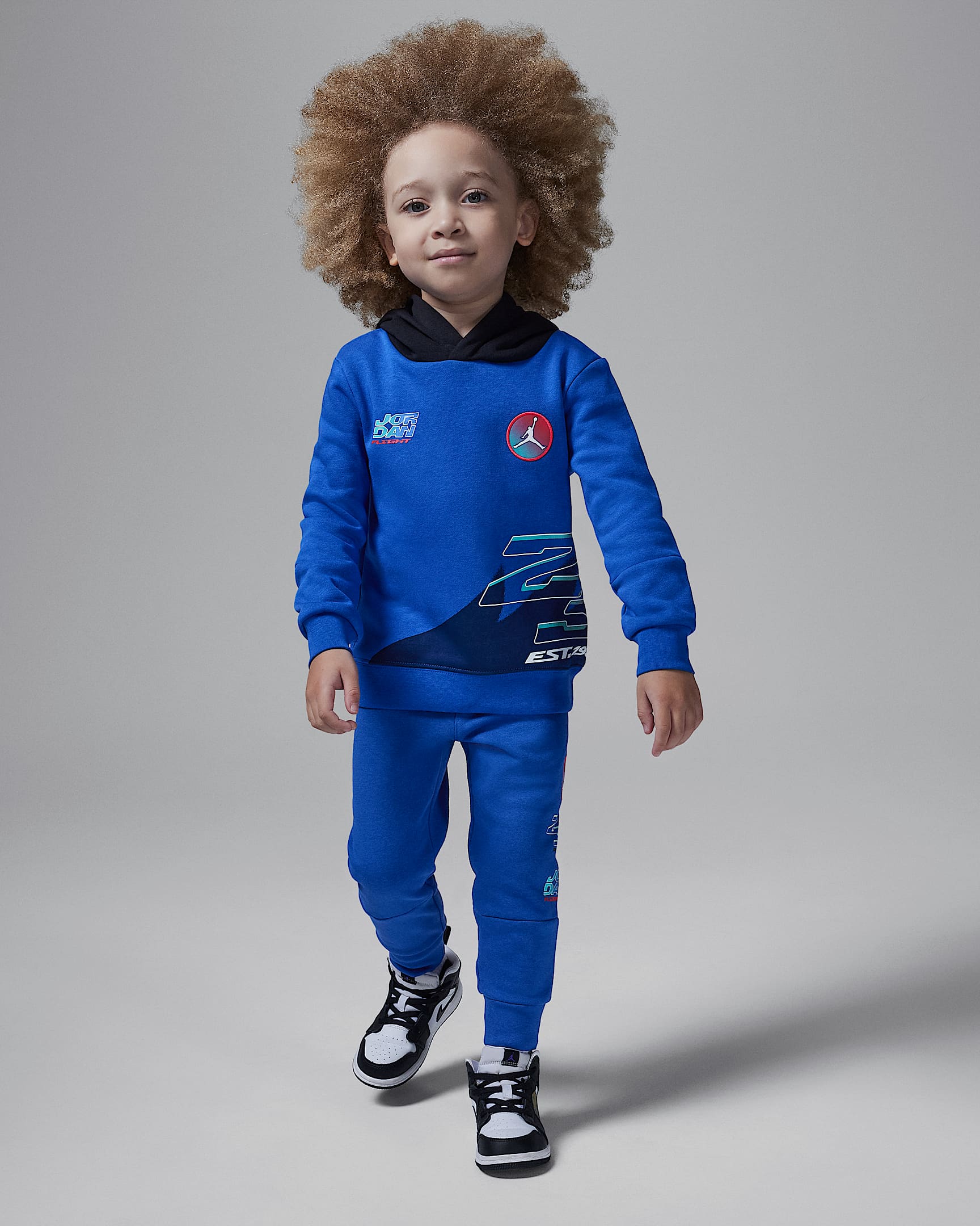 Kinder Hoodie Set Herbst/Winter - Bedruckter Kapuzenpullover Mit Hose Langarm Set