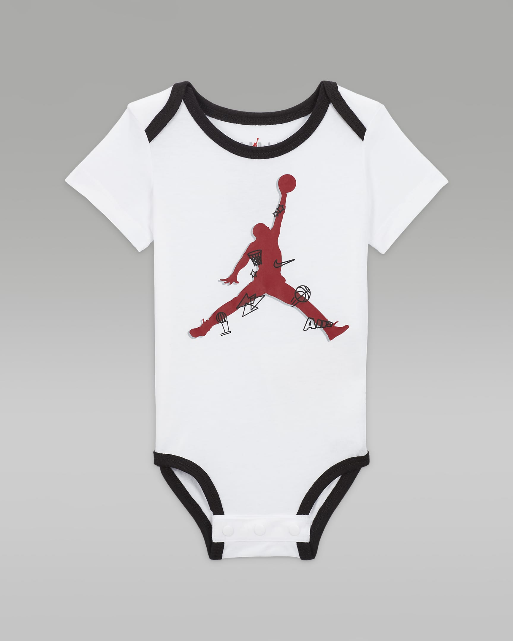 Jordan Playground Bodysuit 3-Pack Set Baby (3–6M) Set. Nike NL