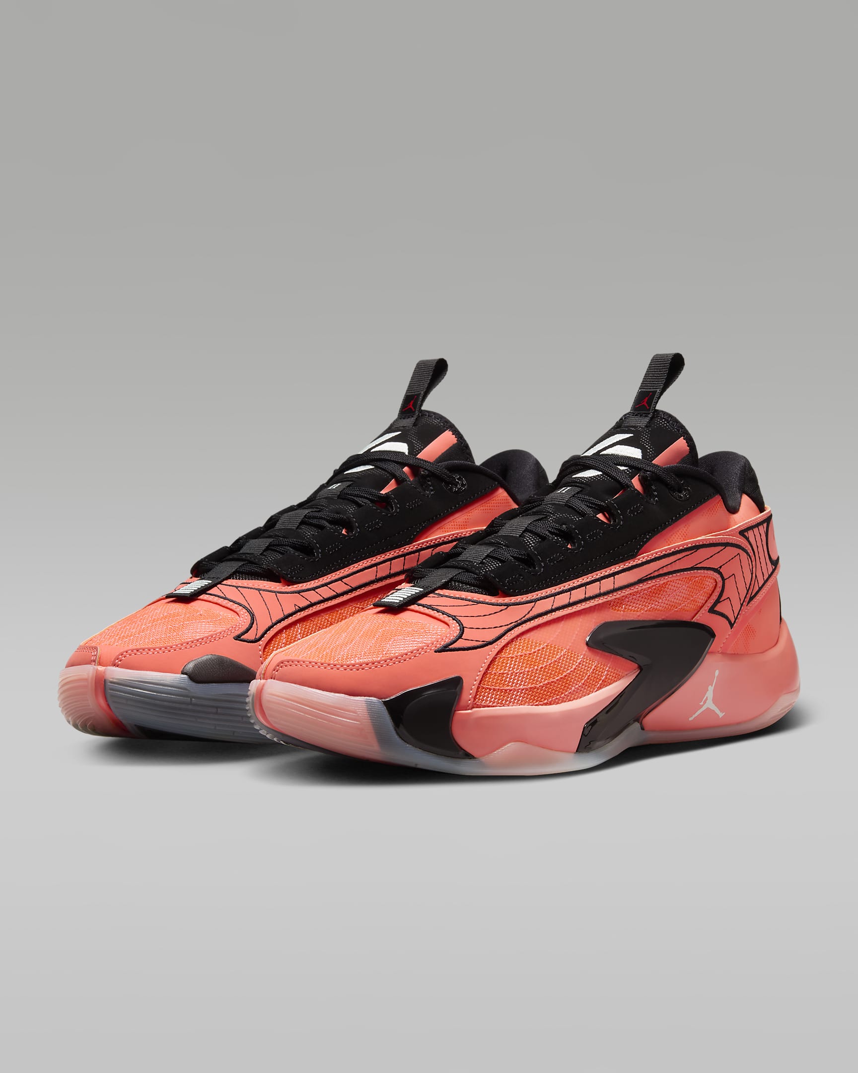 Luka 2 PF Basketball Shoes - Bright Mango/Black/Barely Green