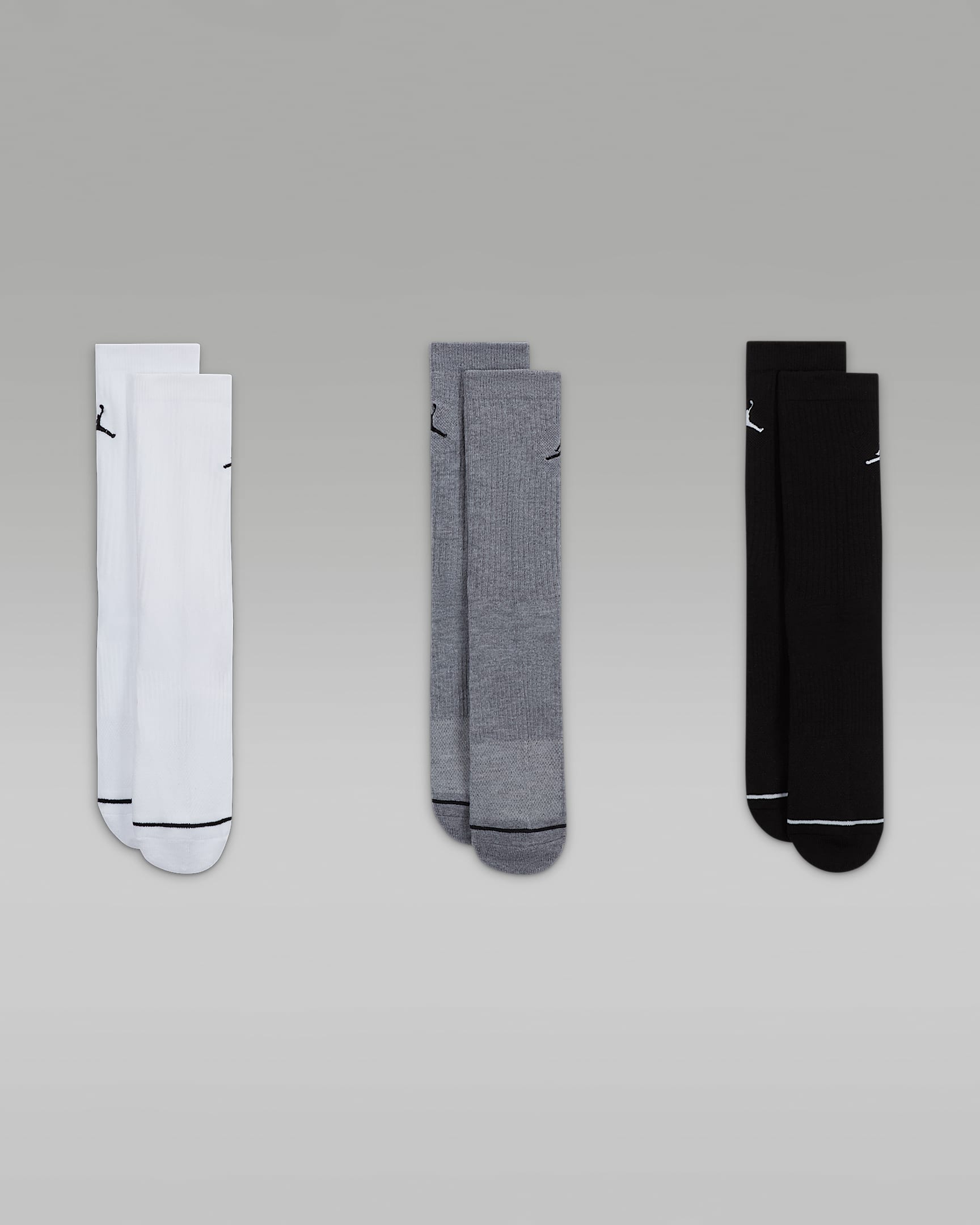 Jordan Everyday Crew Socks (3 pairs). Nike UK
