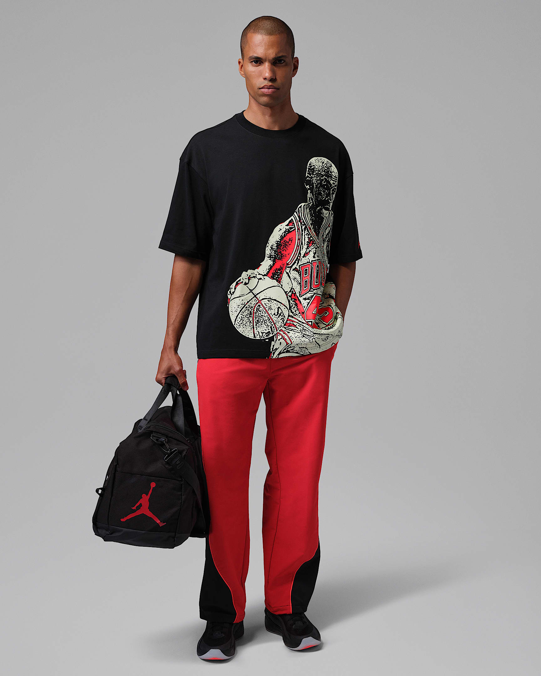 Jordan Sport Men's Dri-FIT Graphic T-Shirt - Black/Volt Tint
