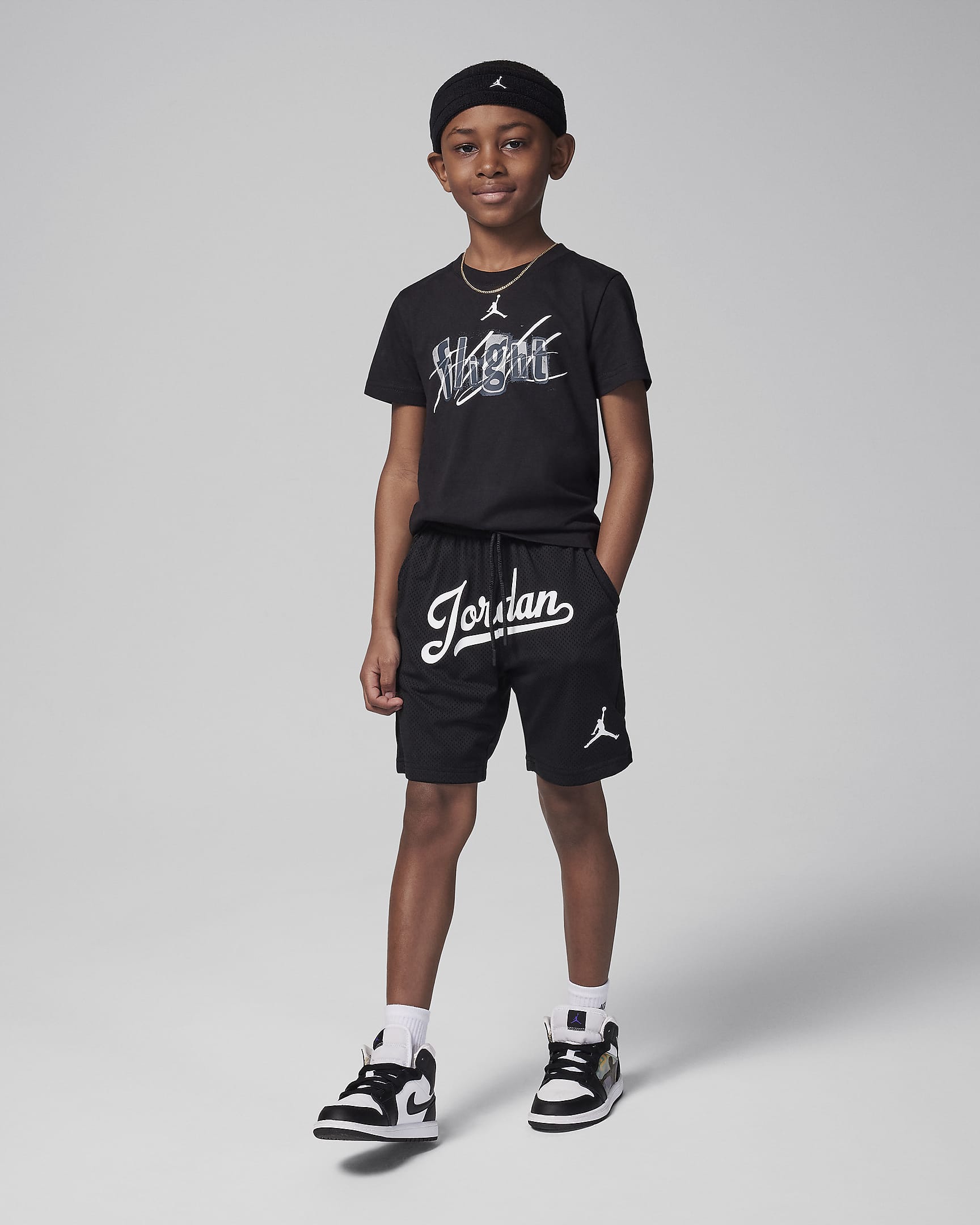 Jordan Little Kids' Flight Team T-Shirt - Black