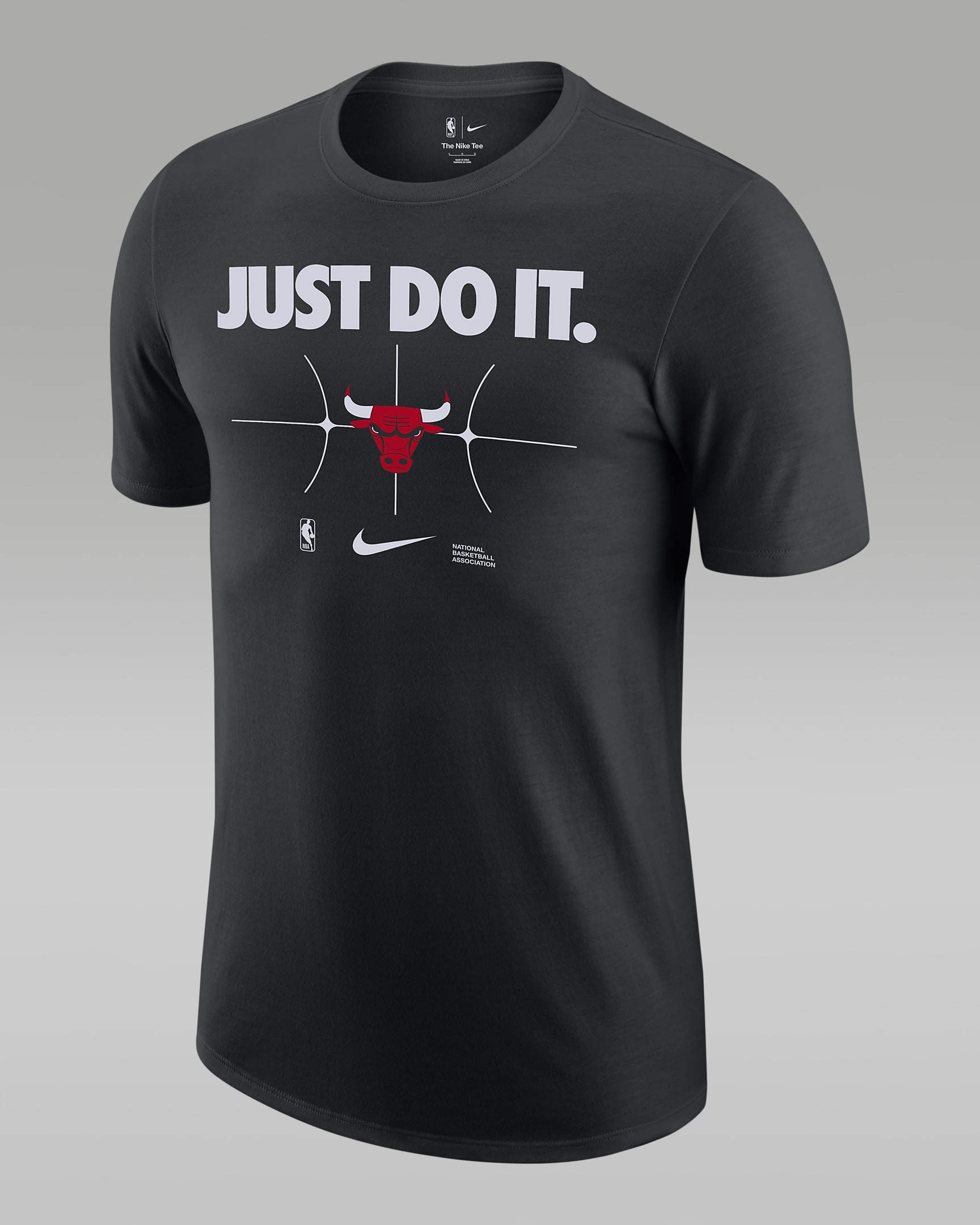 T-shirt męski Nike NBA Chicago Bulls Essential - Czerń