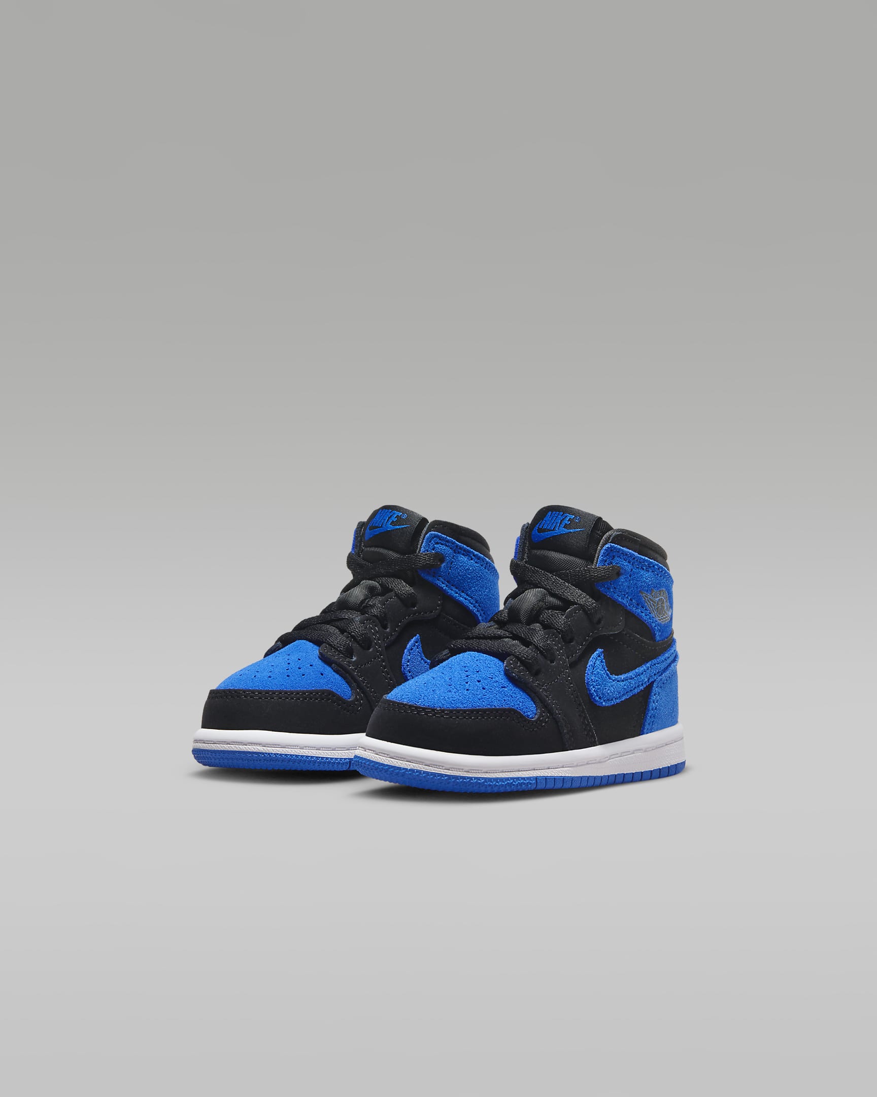 Jordan 1 Retro High OG Baby/Toddler Shoes - Black/White/Royal Blue/Royal Blue