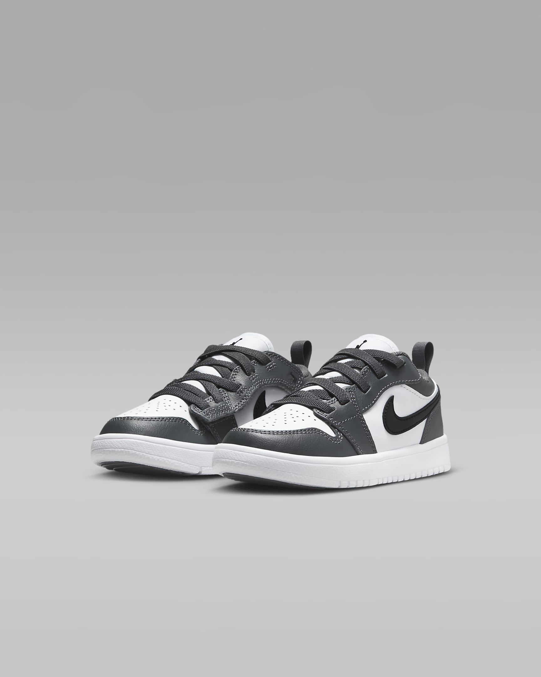 Jordan 1 Low Alt Younger Kids' Shoes - White/Iron Grey/Black