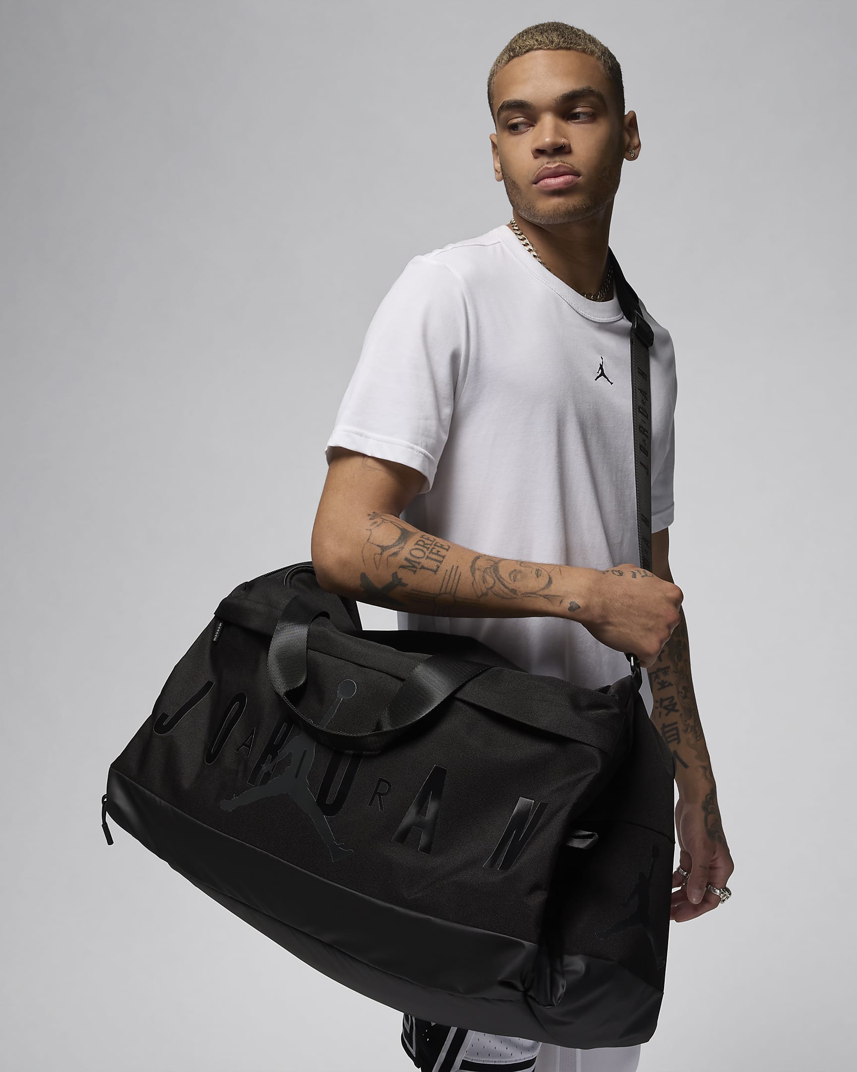 Maleta duffel Jordan (81 L) - Negro