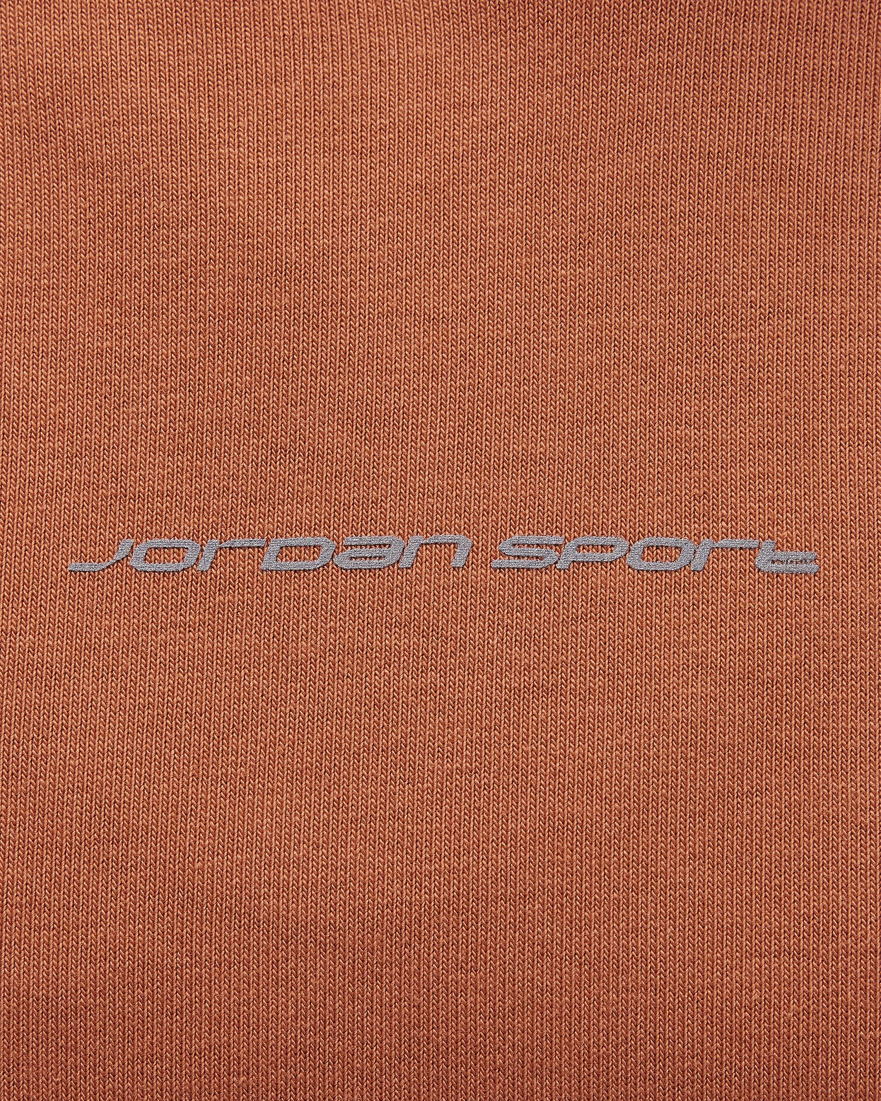 Sweat à capuche à motif en tissu Fleece Jordan Sport pour femme - Dusty Peach/Stealth