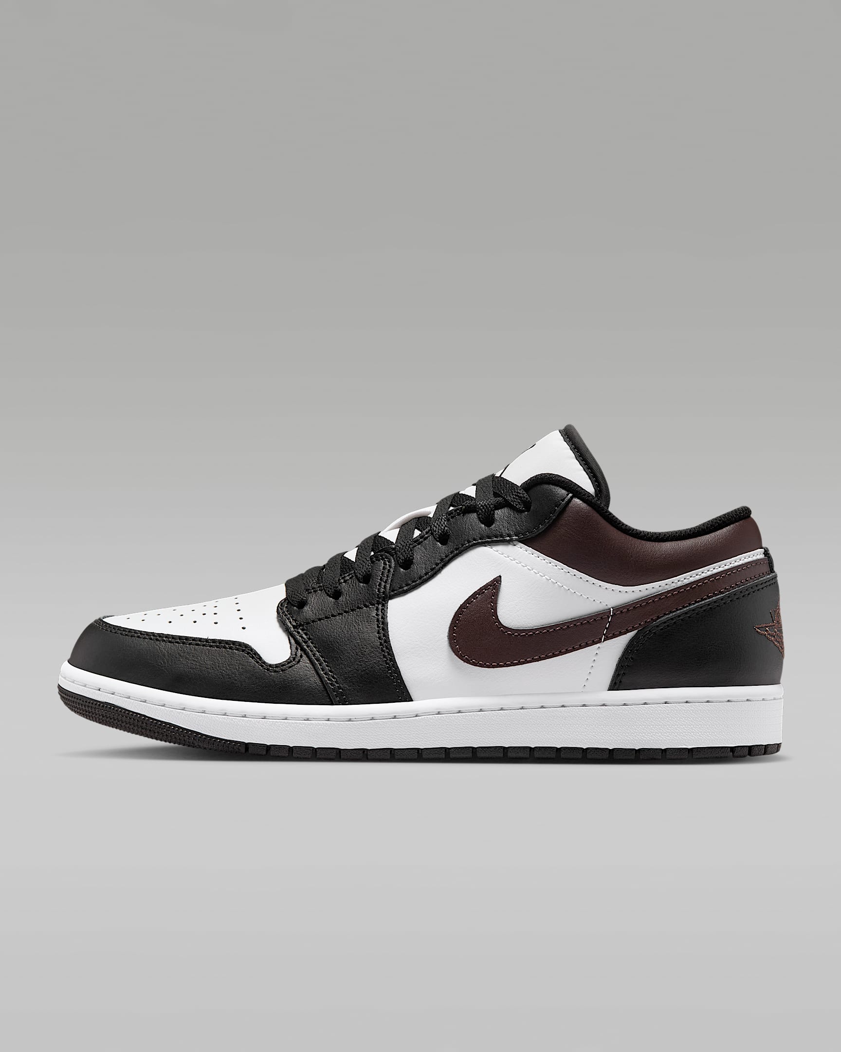 Scarpa Air Jordan 1 Low – Uomo - Nero/Bianco/Game Royal/Baroque Brown